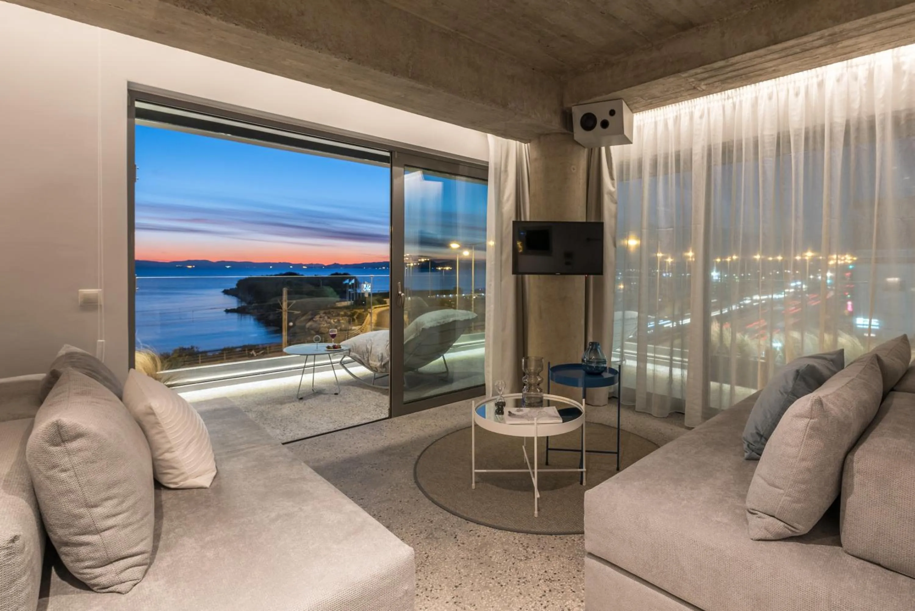 Seating area in Urban Suites