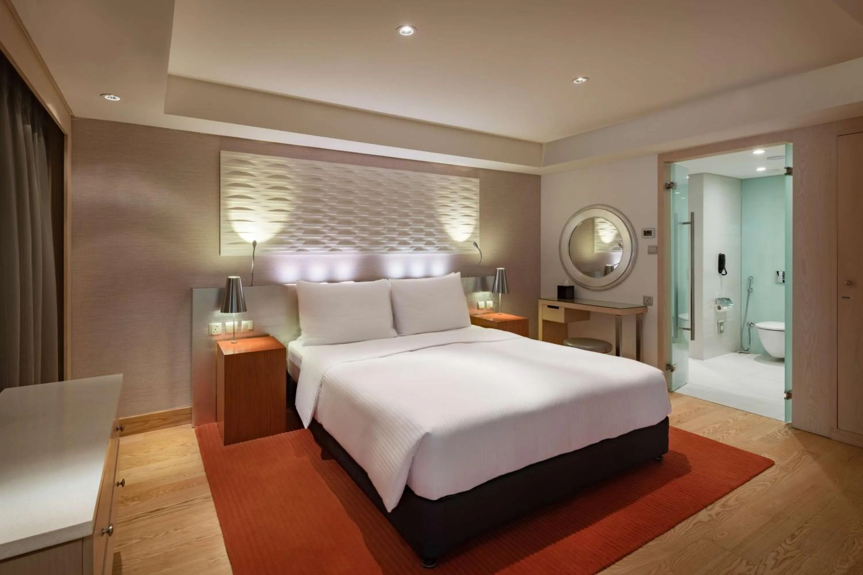 Bed in Radisson Blu Hotel, Kuwait