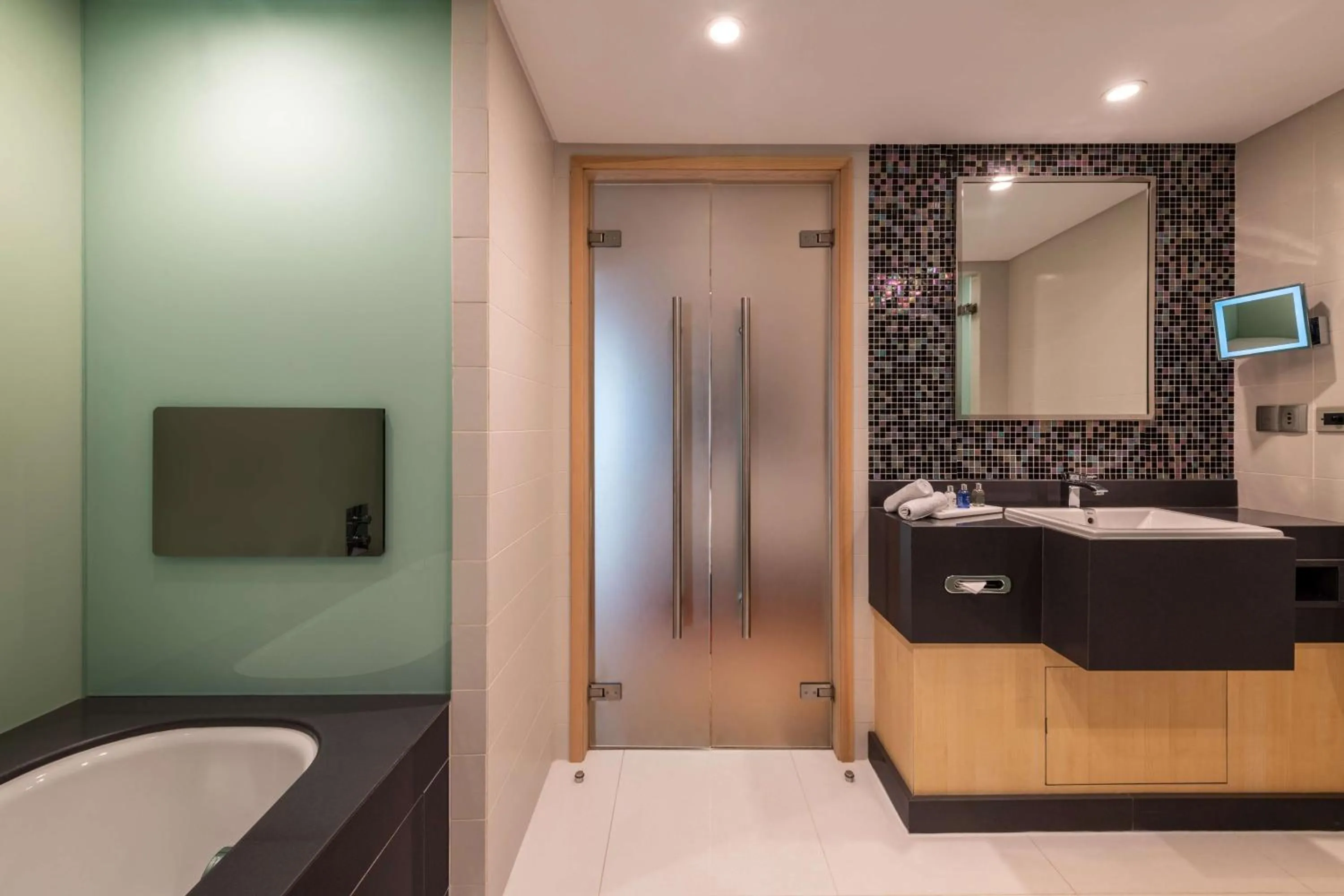 Bathroom in Radisson Blu Hotel, Kuwait