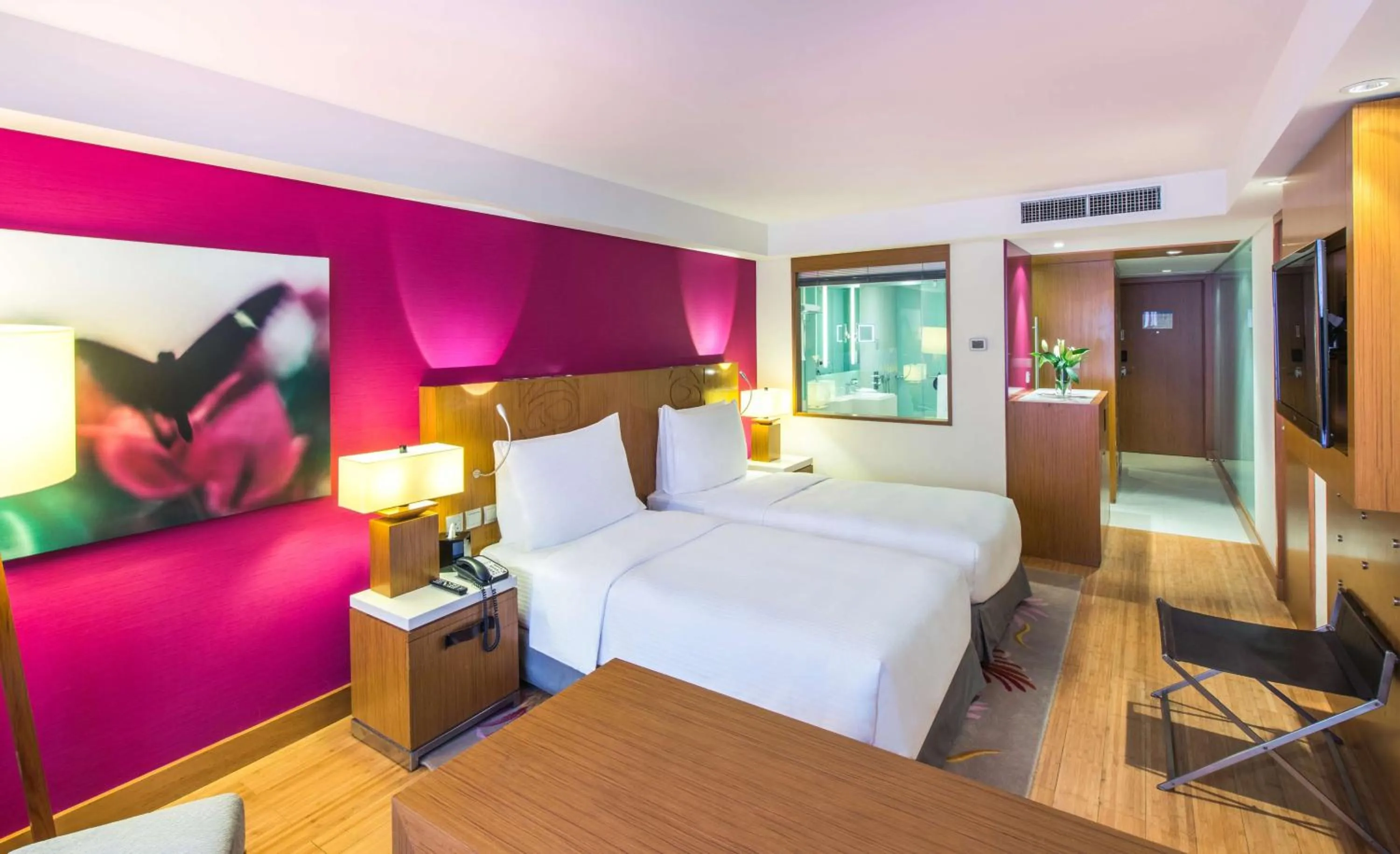 Photo of the whole room, Bed in Radisson Blu Hotel, Kuwait