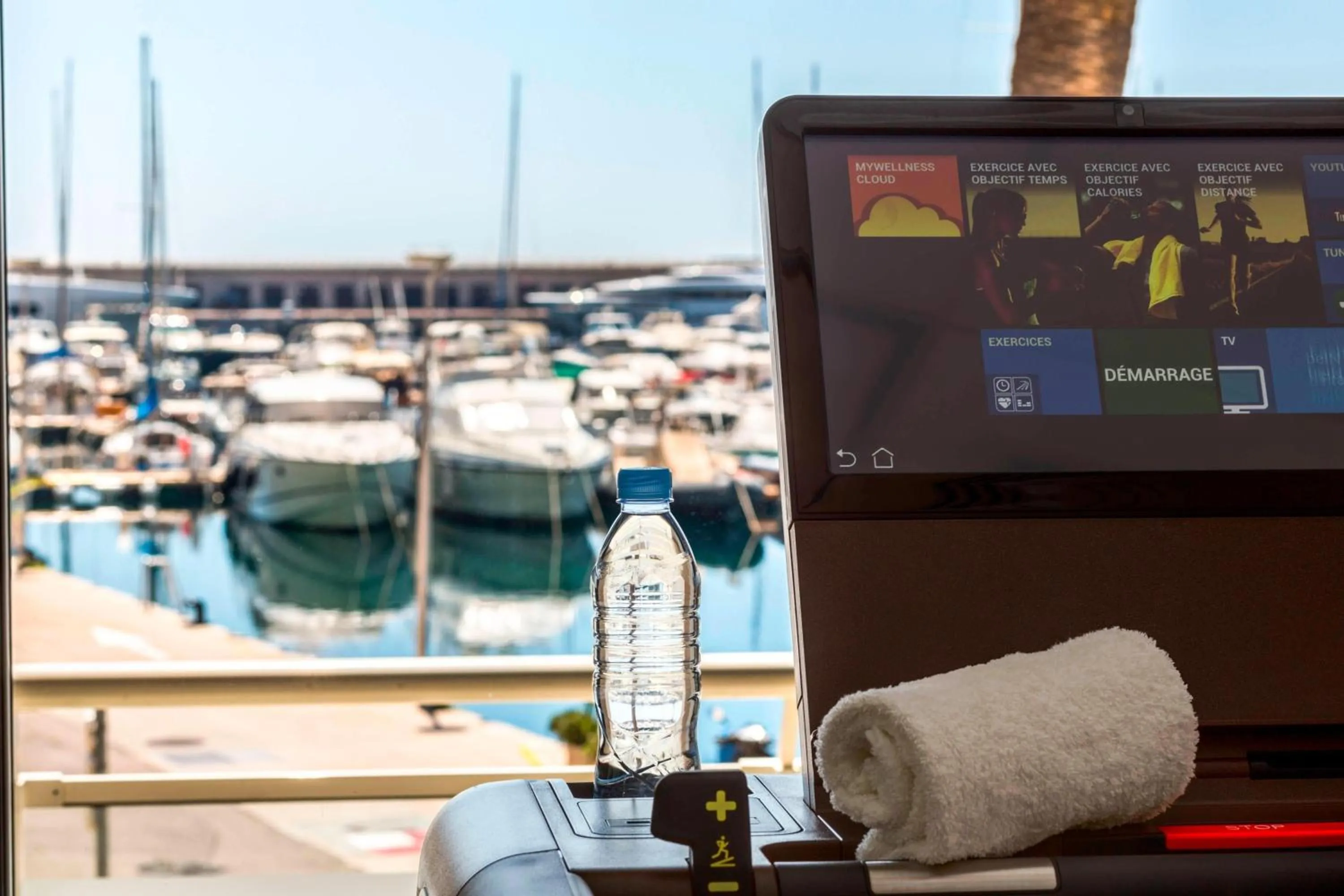 Fitness centre/facilities in Riviera Marriott Hotel La Porte De Monaco