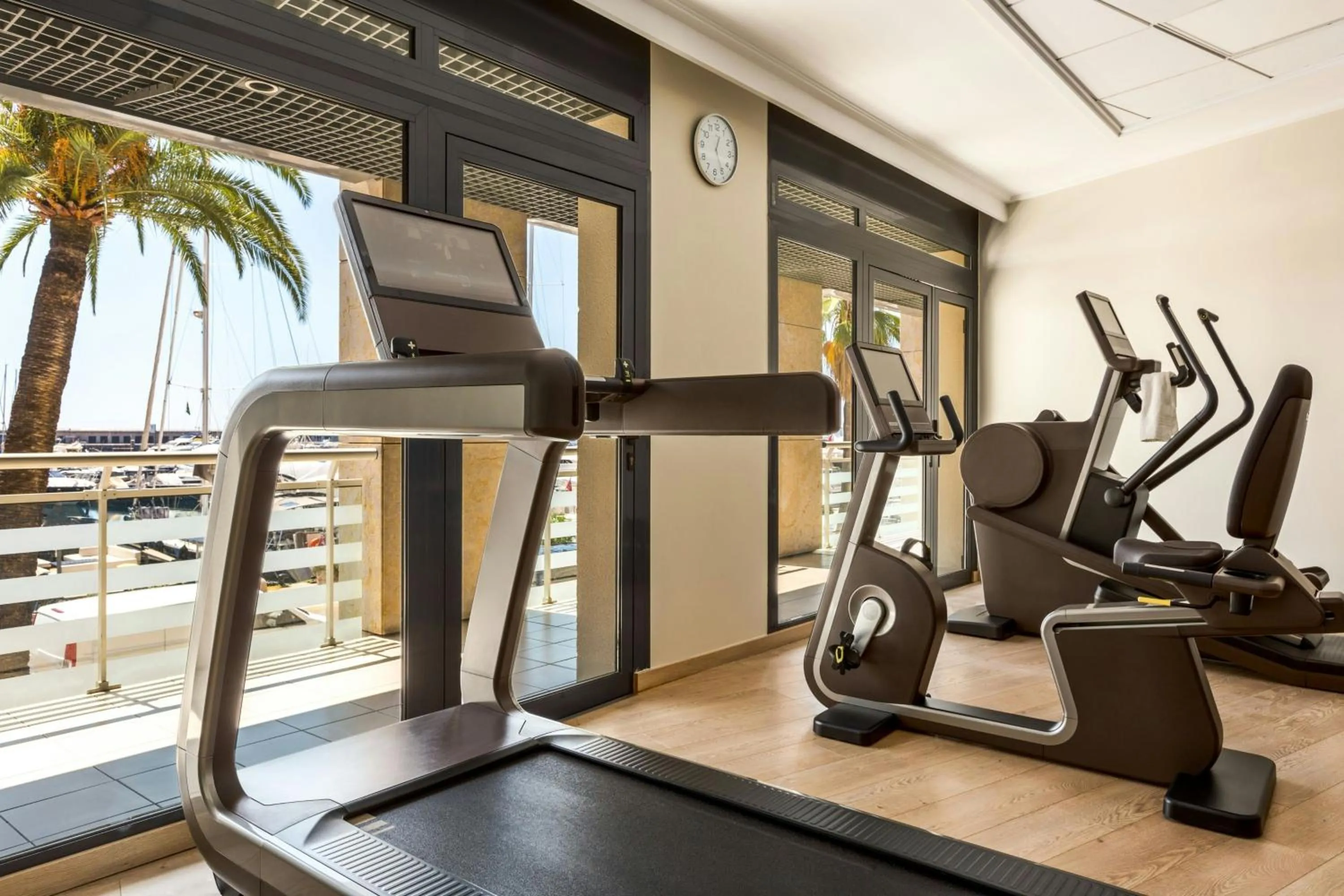 Fitness centre/facilities in Riviera Marriott Hotel La Porte De Monaco