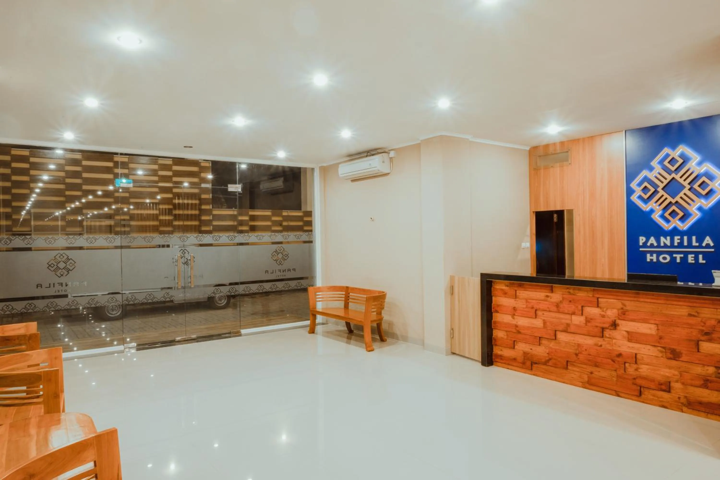 Facade/entrance in panfila hotel