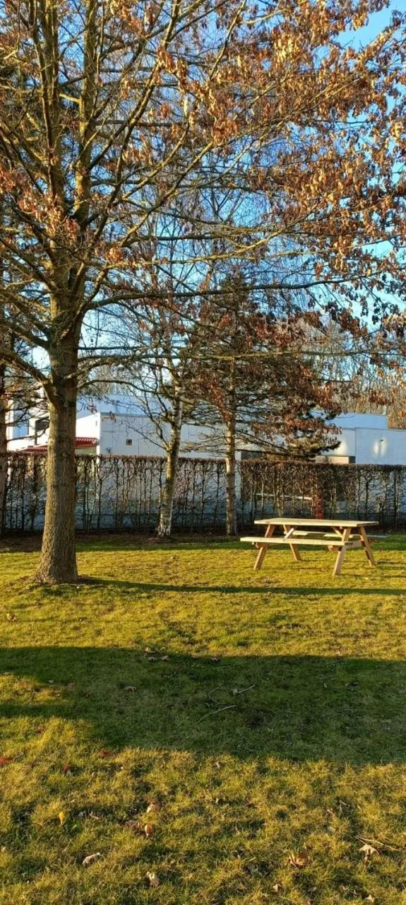 Garden view, Garden in ibis Budget Liege
