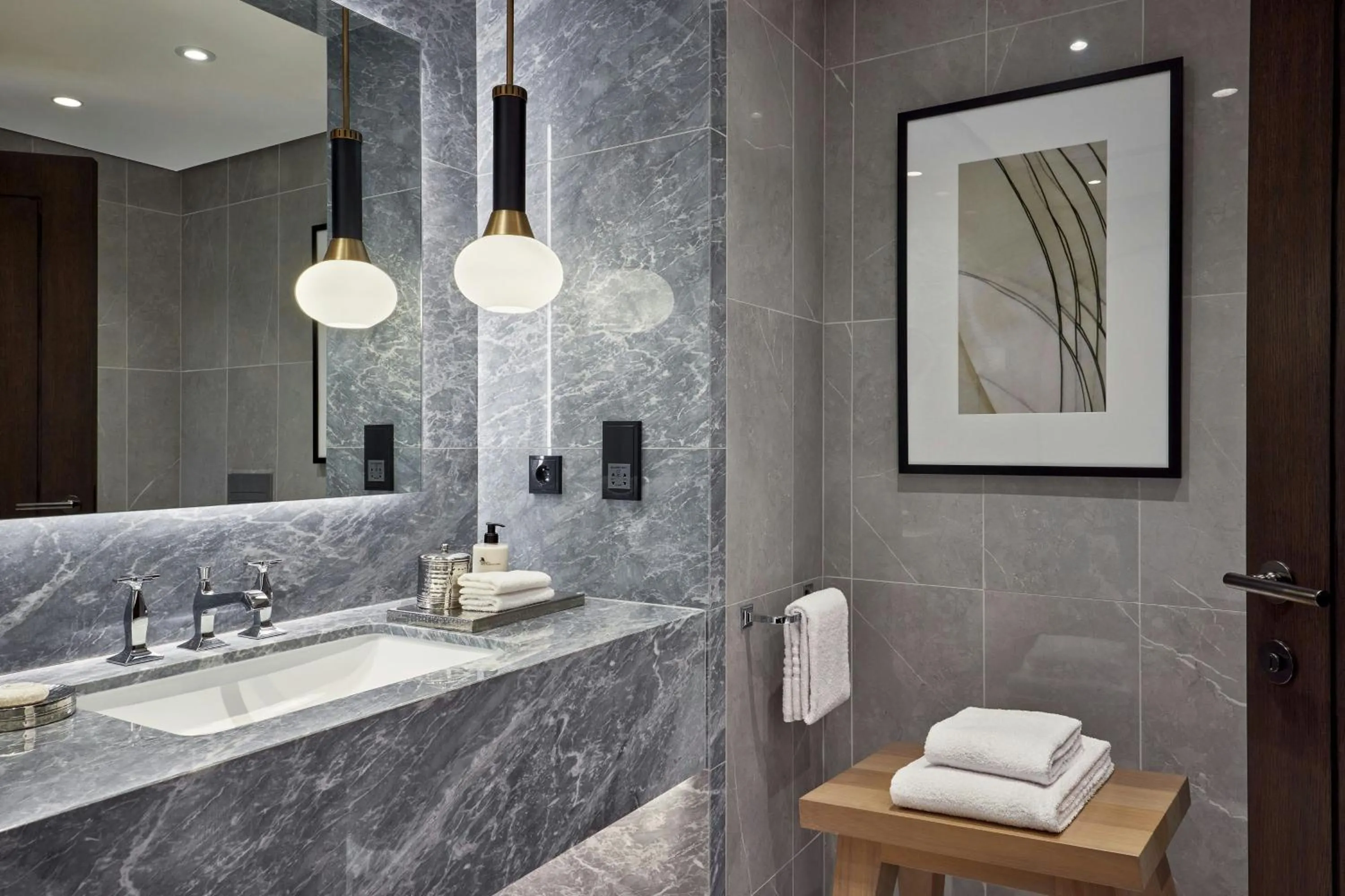 Bathroom in Paris Marriott Champs Elysees Hotel