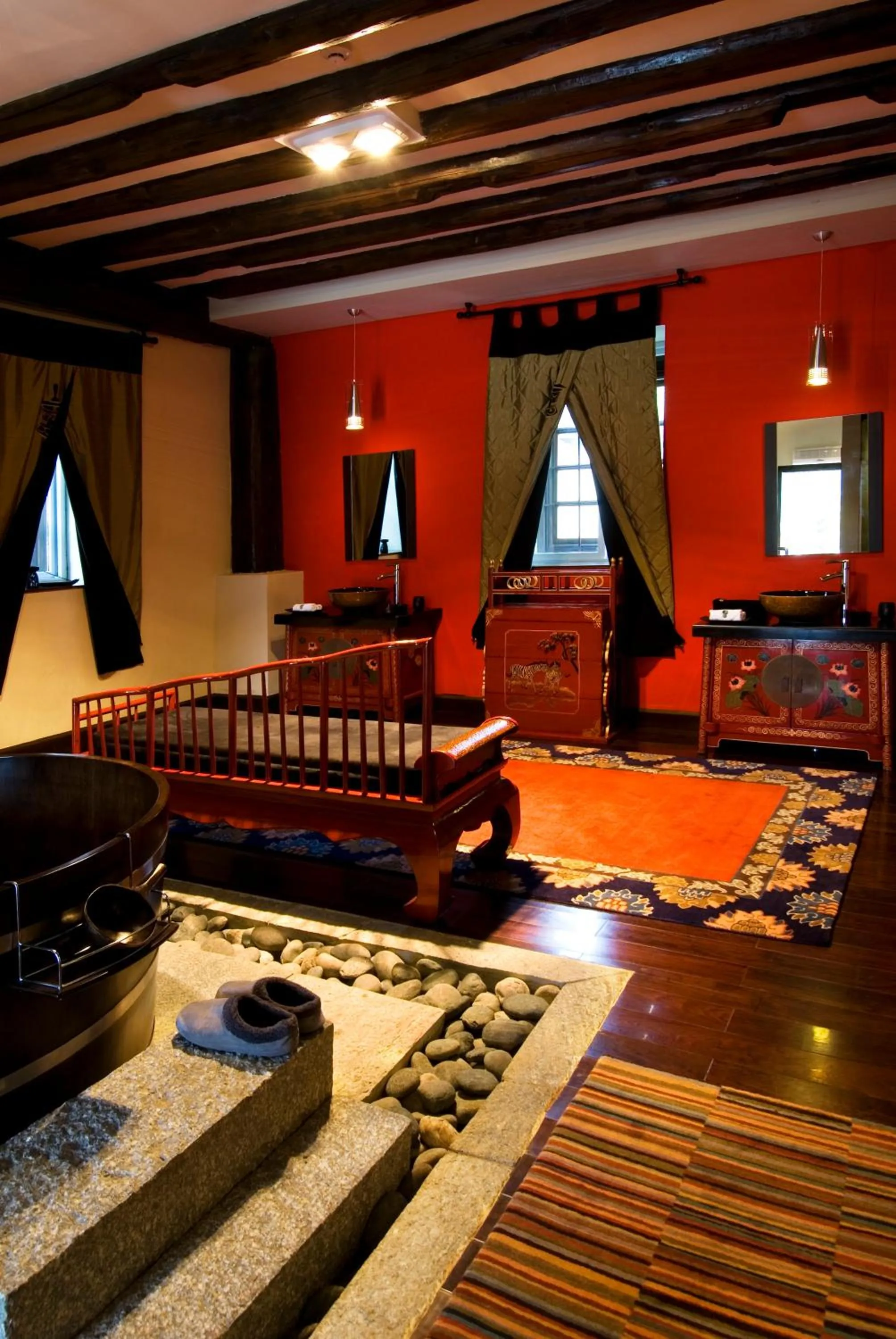 Bathroom in Banyan Tree Ringha