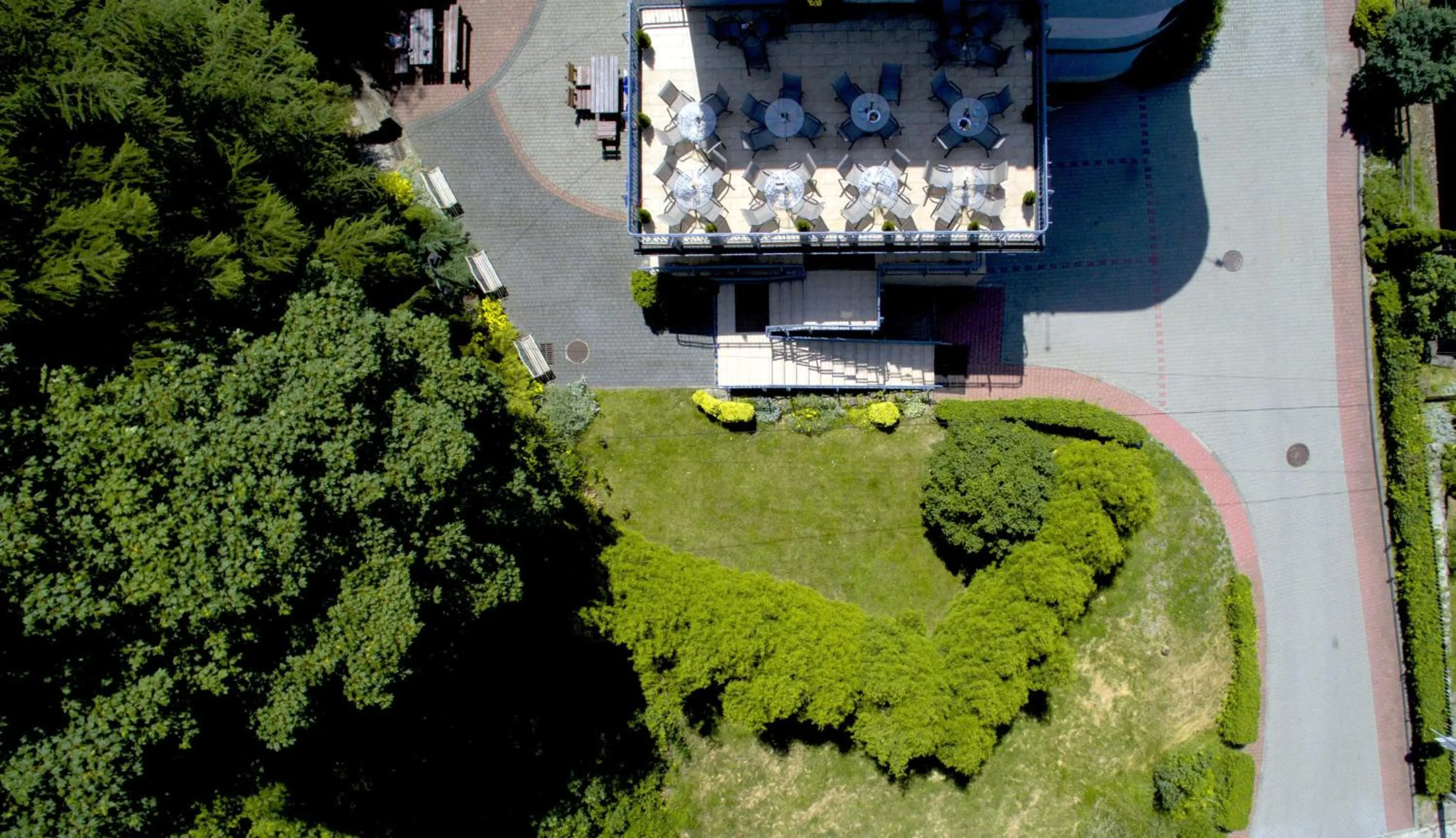 Garden view in Rezydencja Izabella