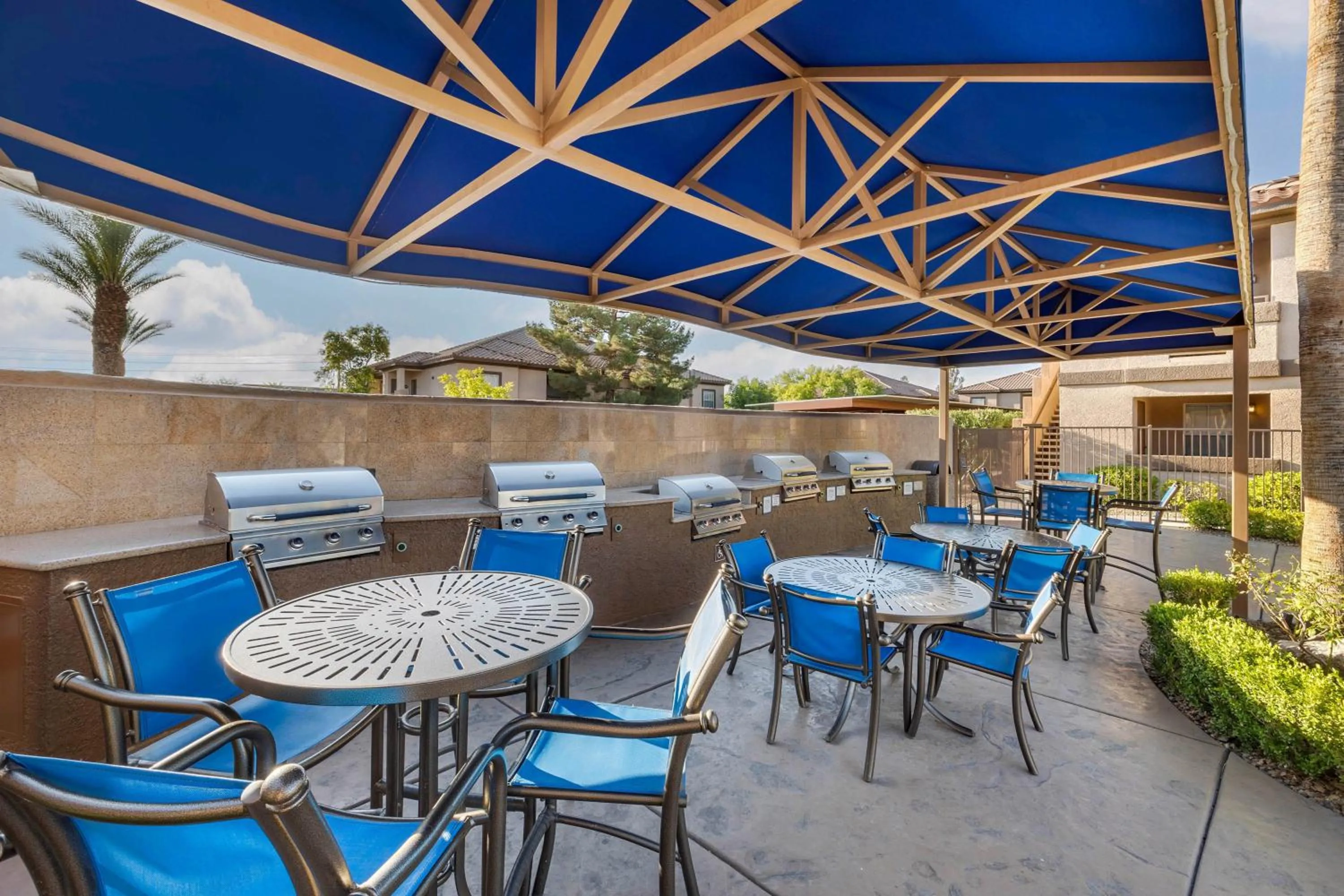 BBQ facilities in Hilton Vacation Club Desert Retreat Las Vegas