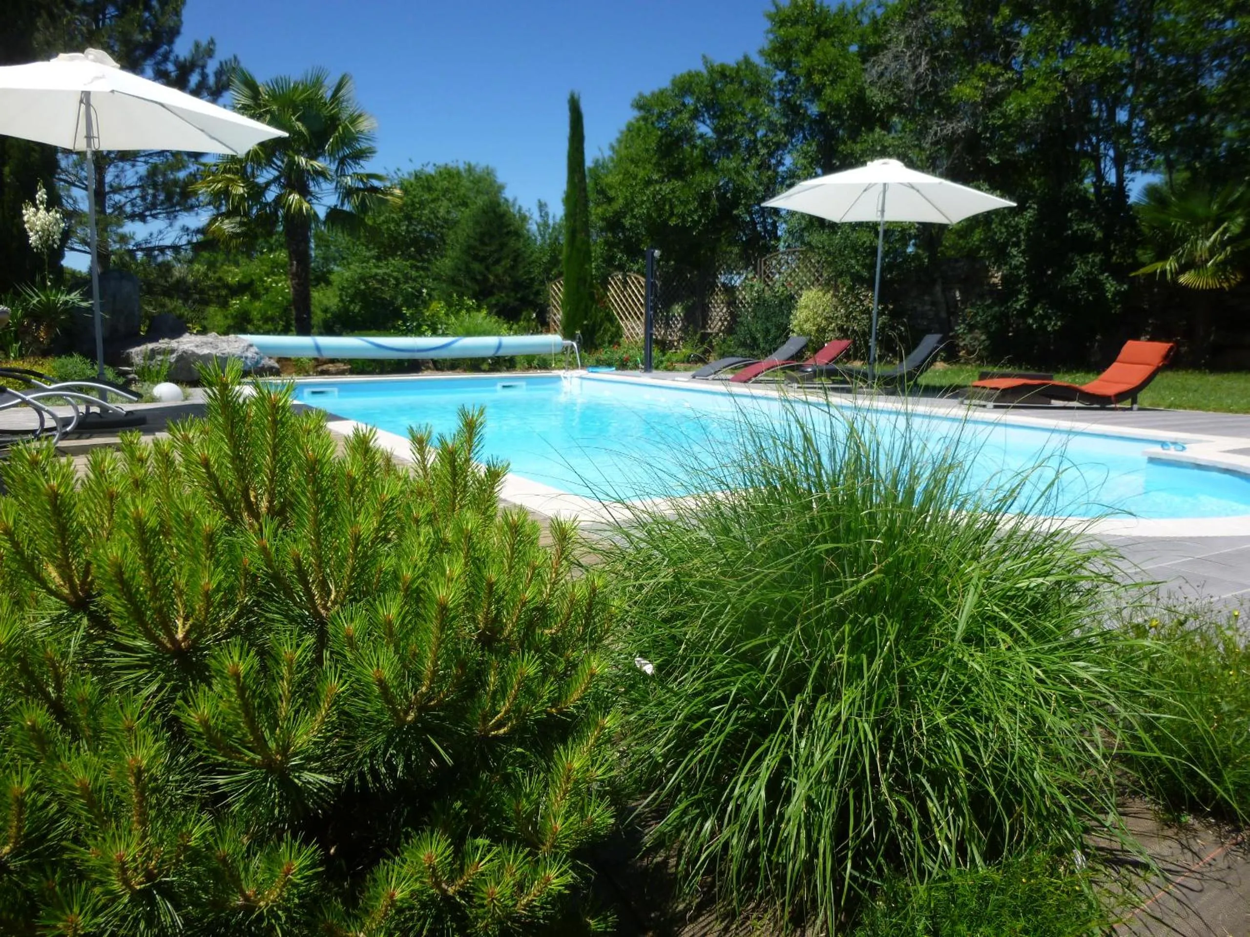 Swimming pool in Au Mas de Gamet