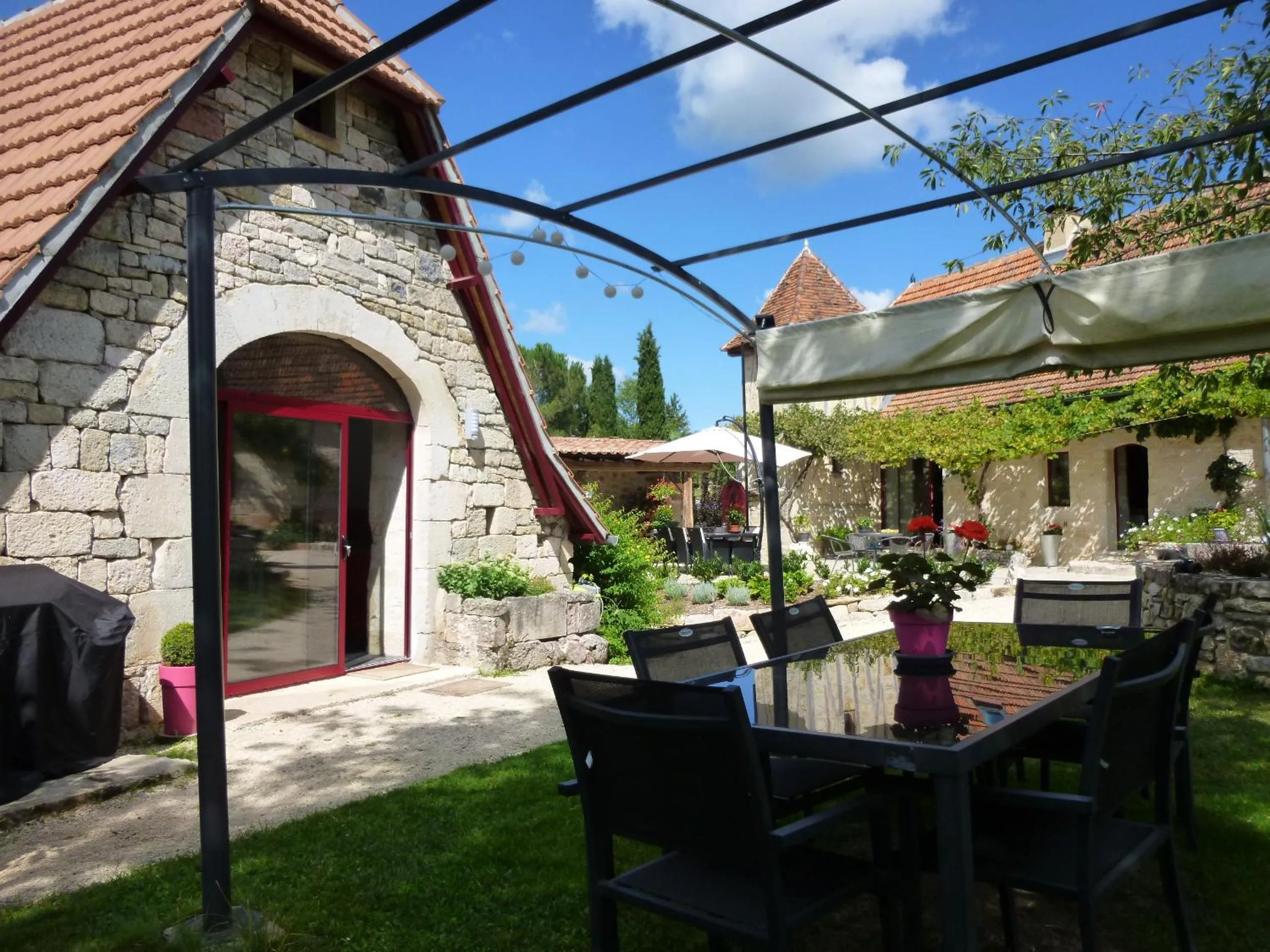 Patio in Au Mas de Gamet