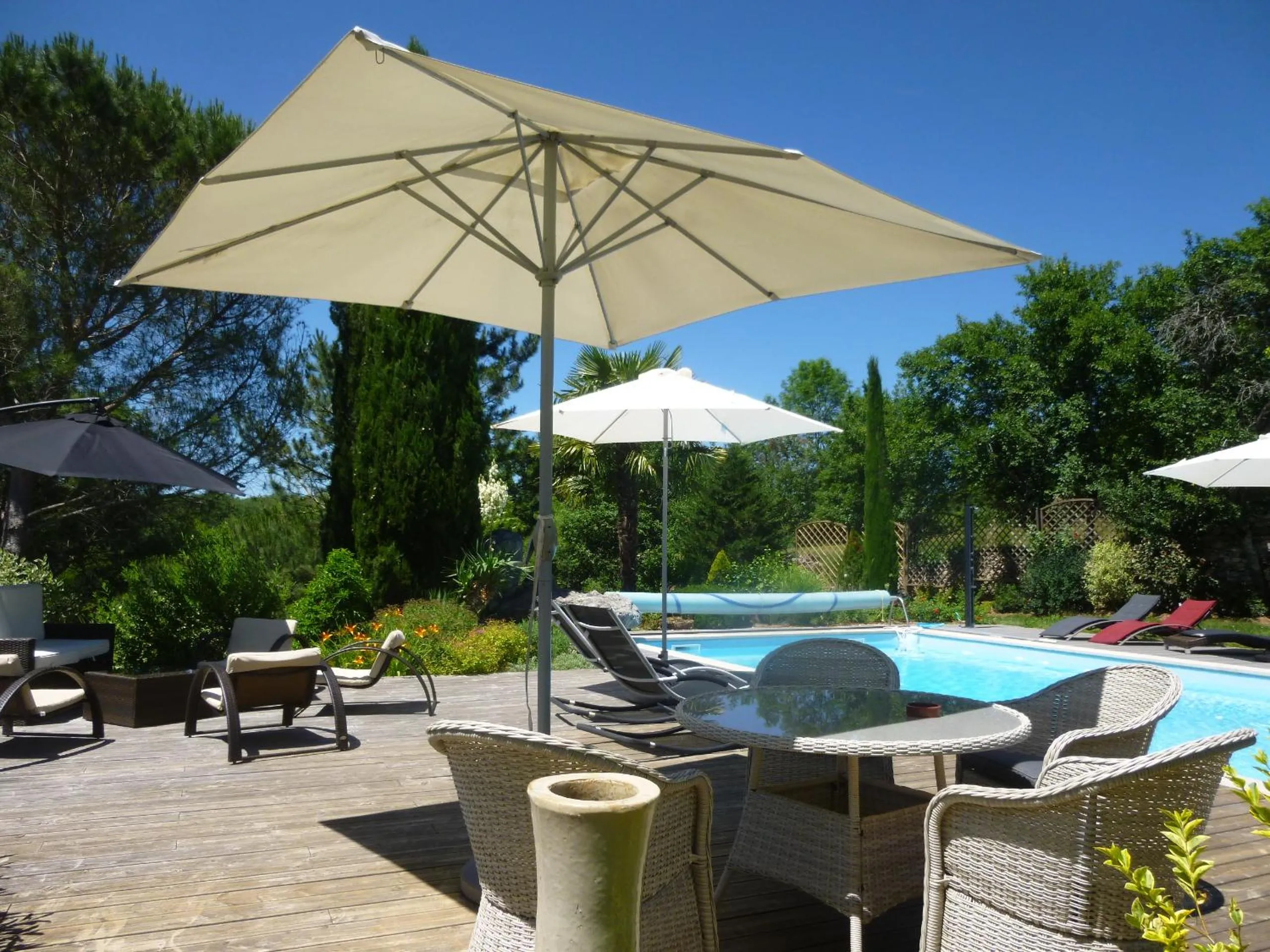 Patio in Au Mas de Gamet