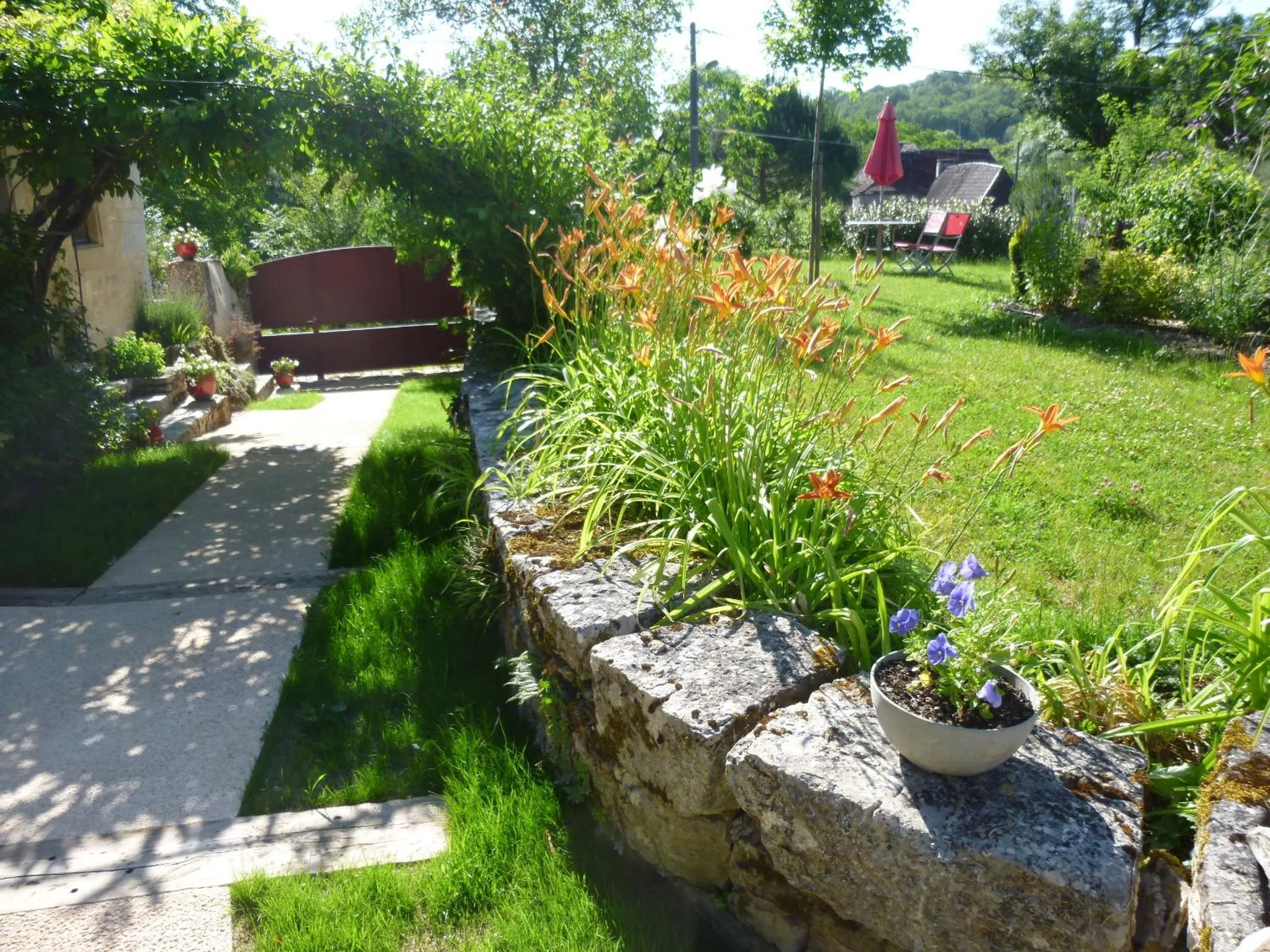 Garden in Au Mas de Gamet