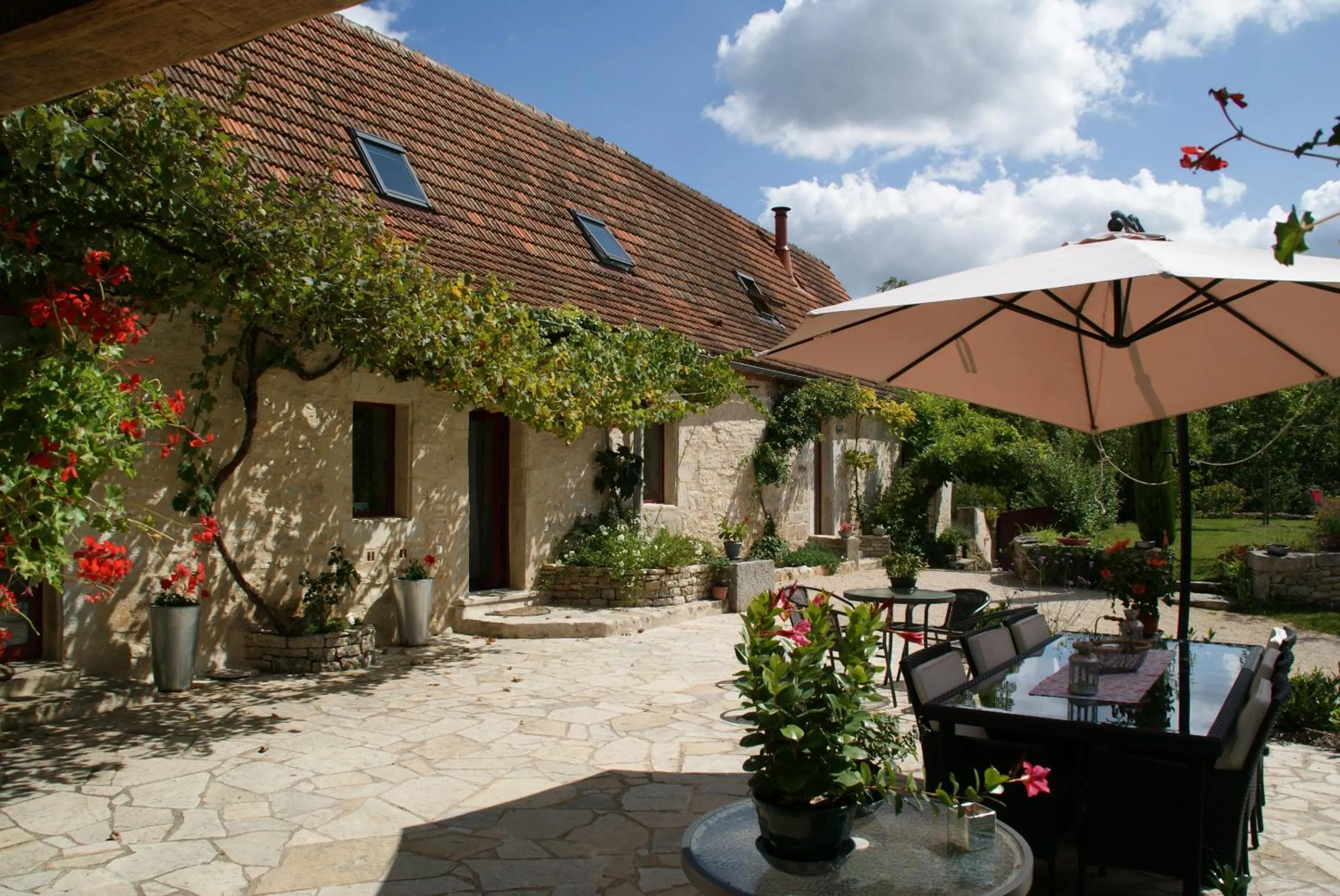 Patio in Au Mas de Gamet