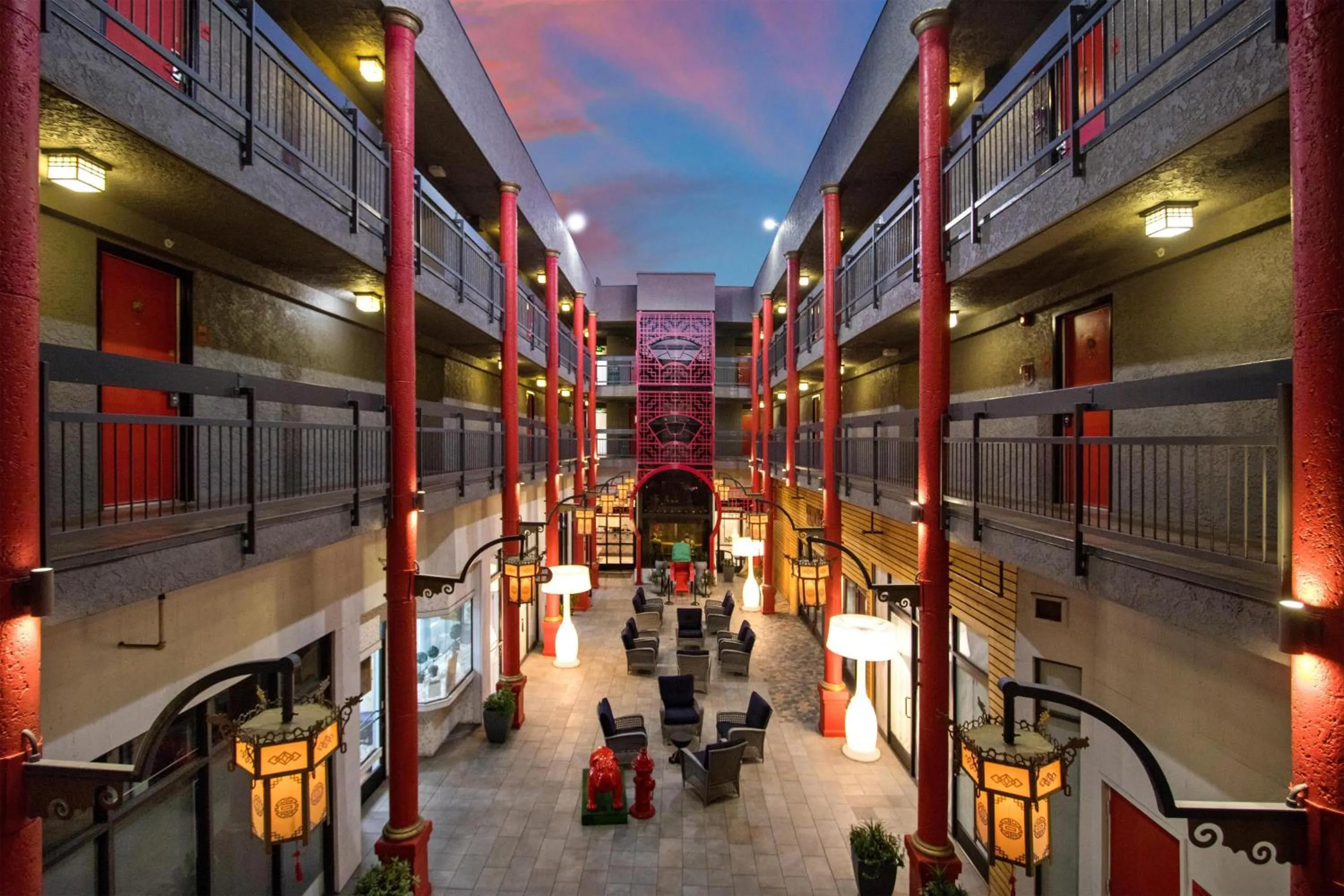 Property building in Aiden Los Angeles Downtown Dragon Gate Inn