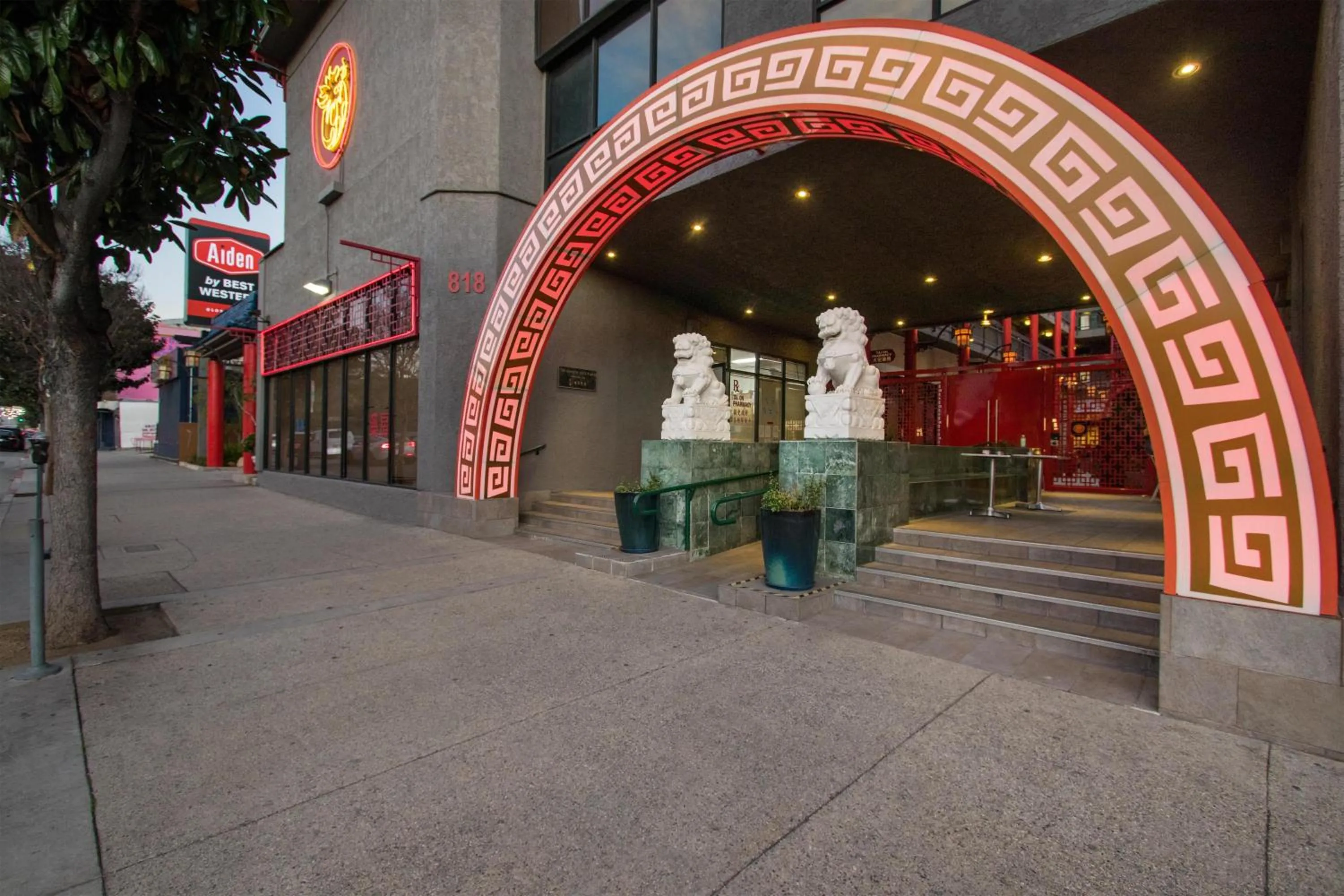 Property building in Aiden Los Angeles Downtown Dragon Gate Inn