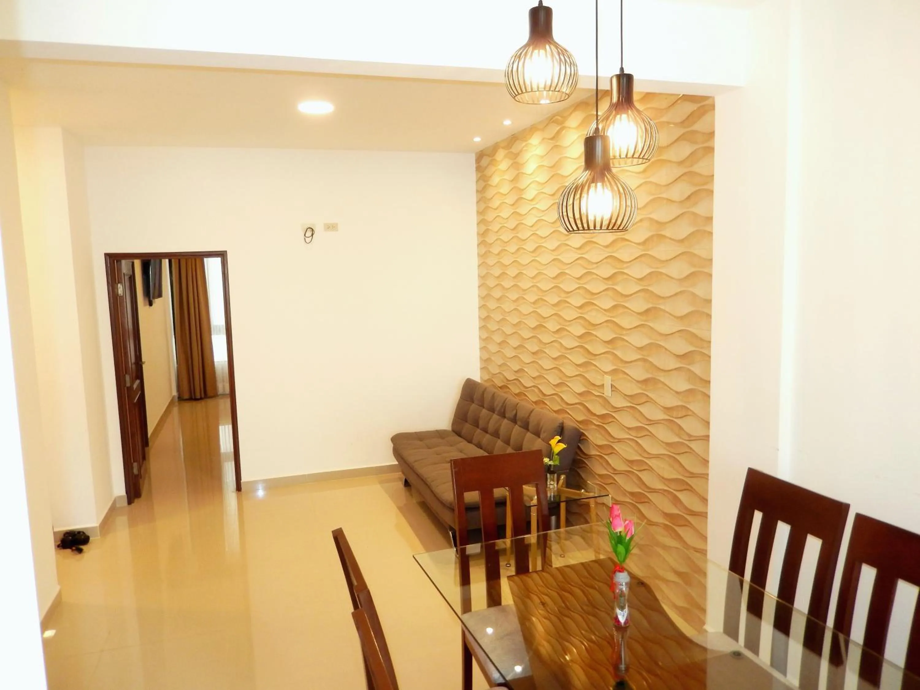 Living room in Premium Suites Deluxe Aparthotel Equipetrol