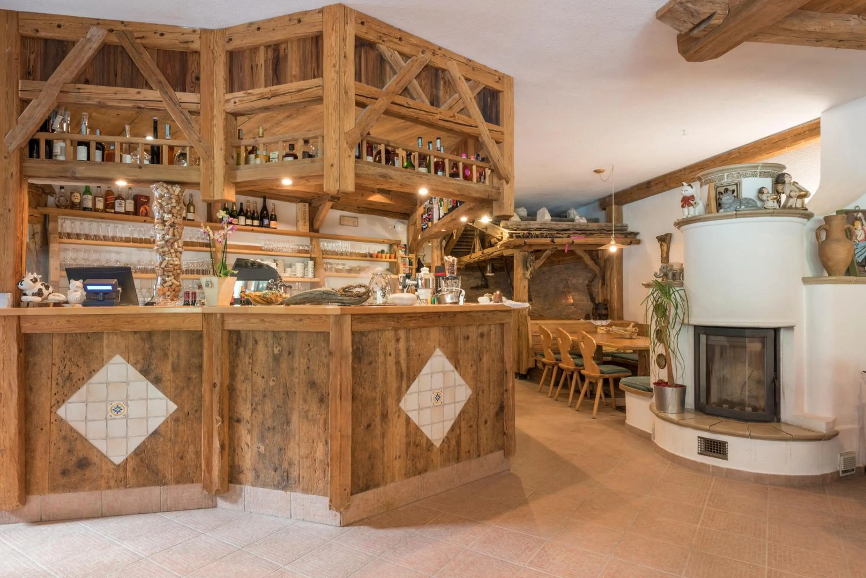 Lounge or bar in Hotel Rosengarten