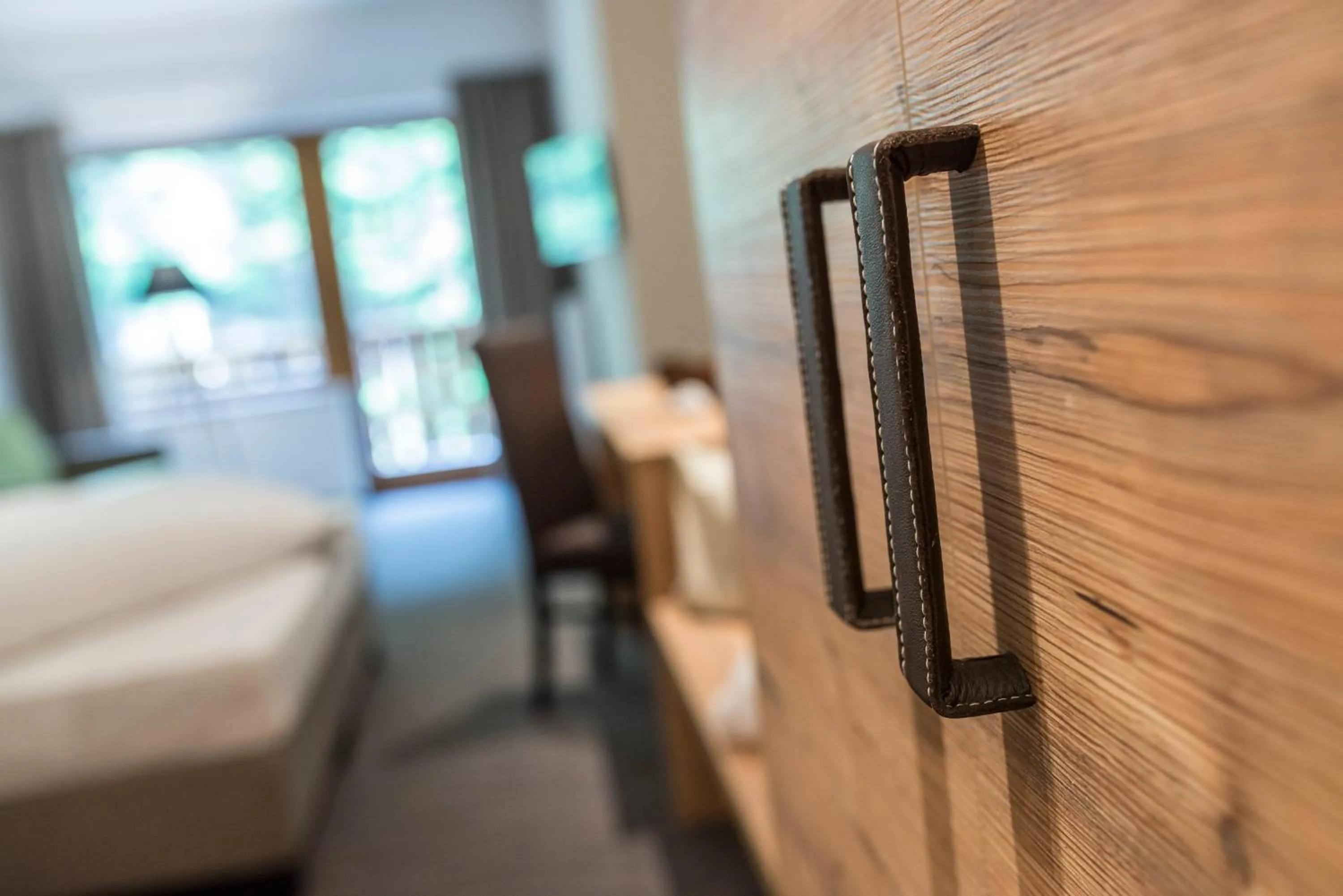 Decorative detail, Bed in Hotel Rosengarten