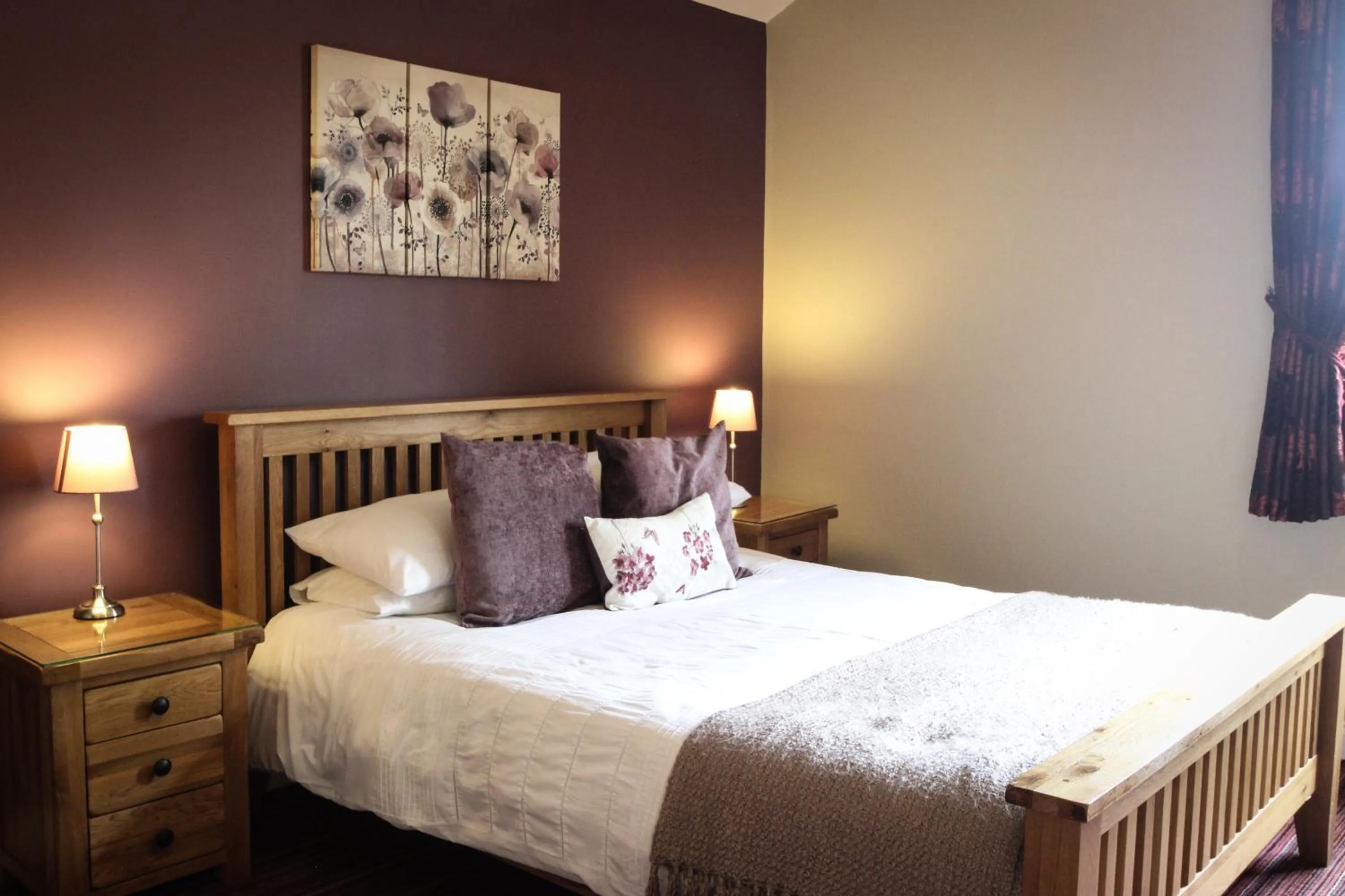 Bed in The Badger Inn