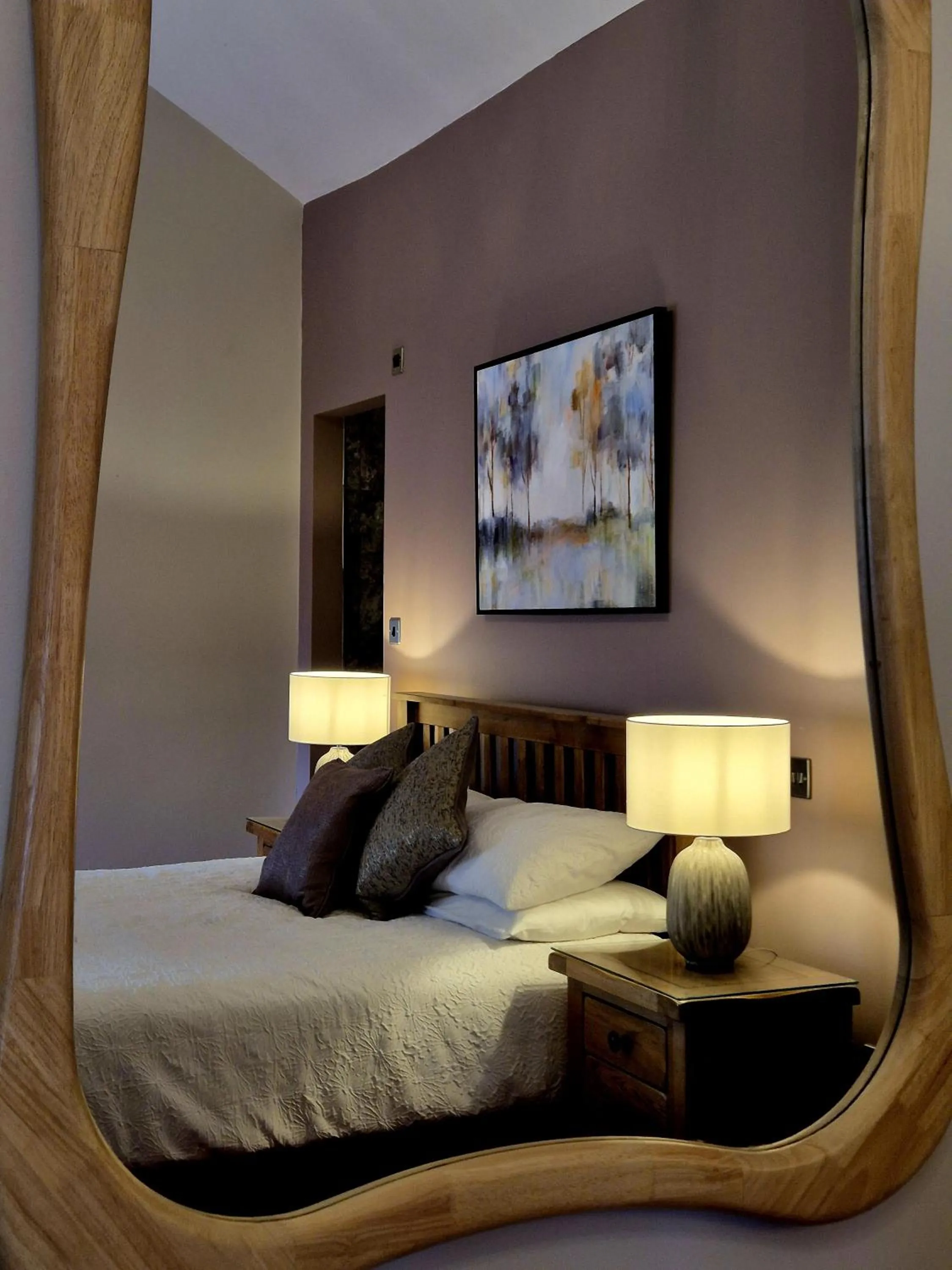 Bed in The Badger Inn