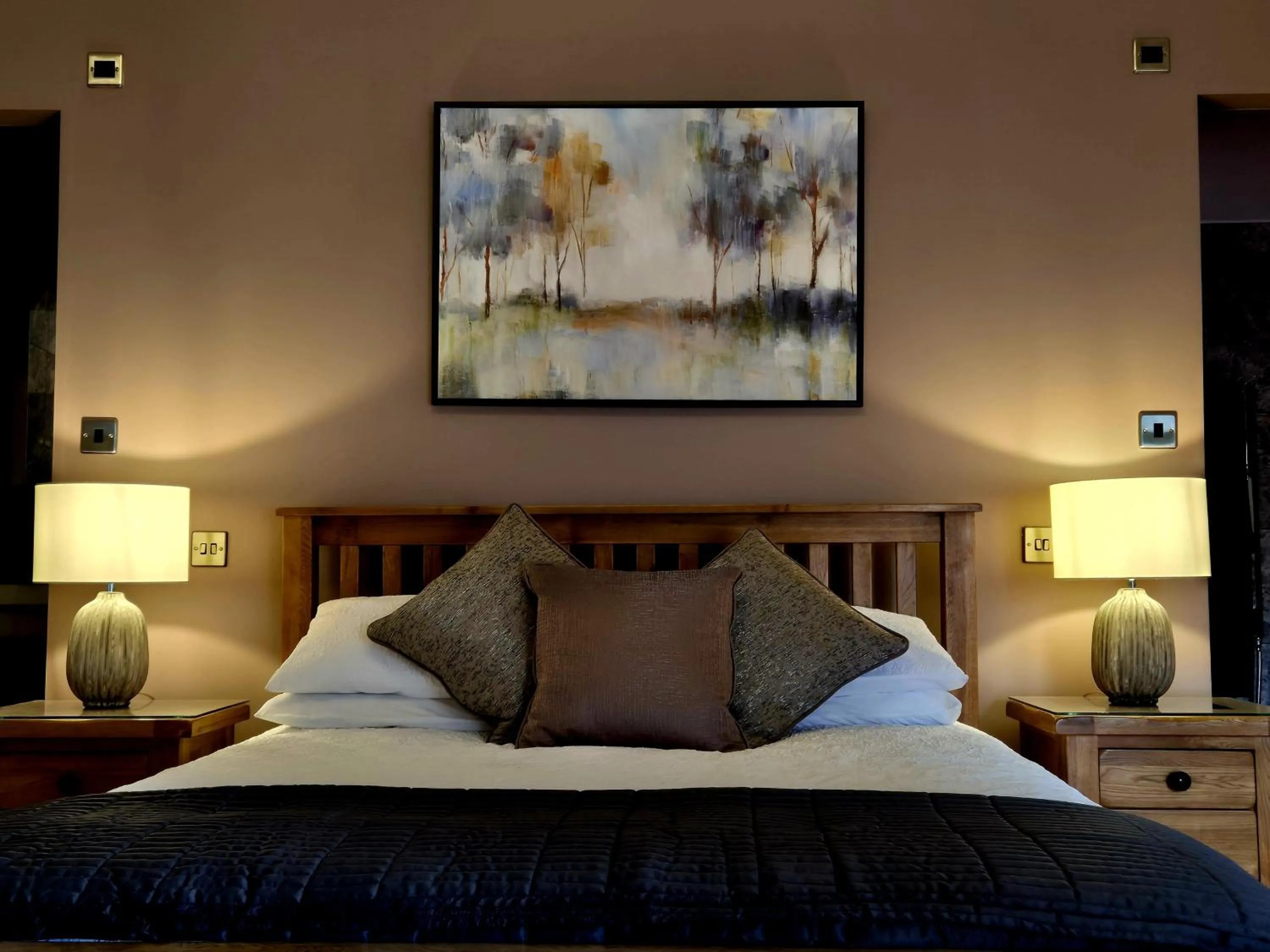 Bed in The Badger Inn