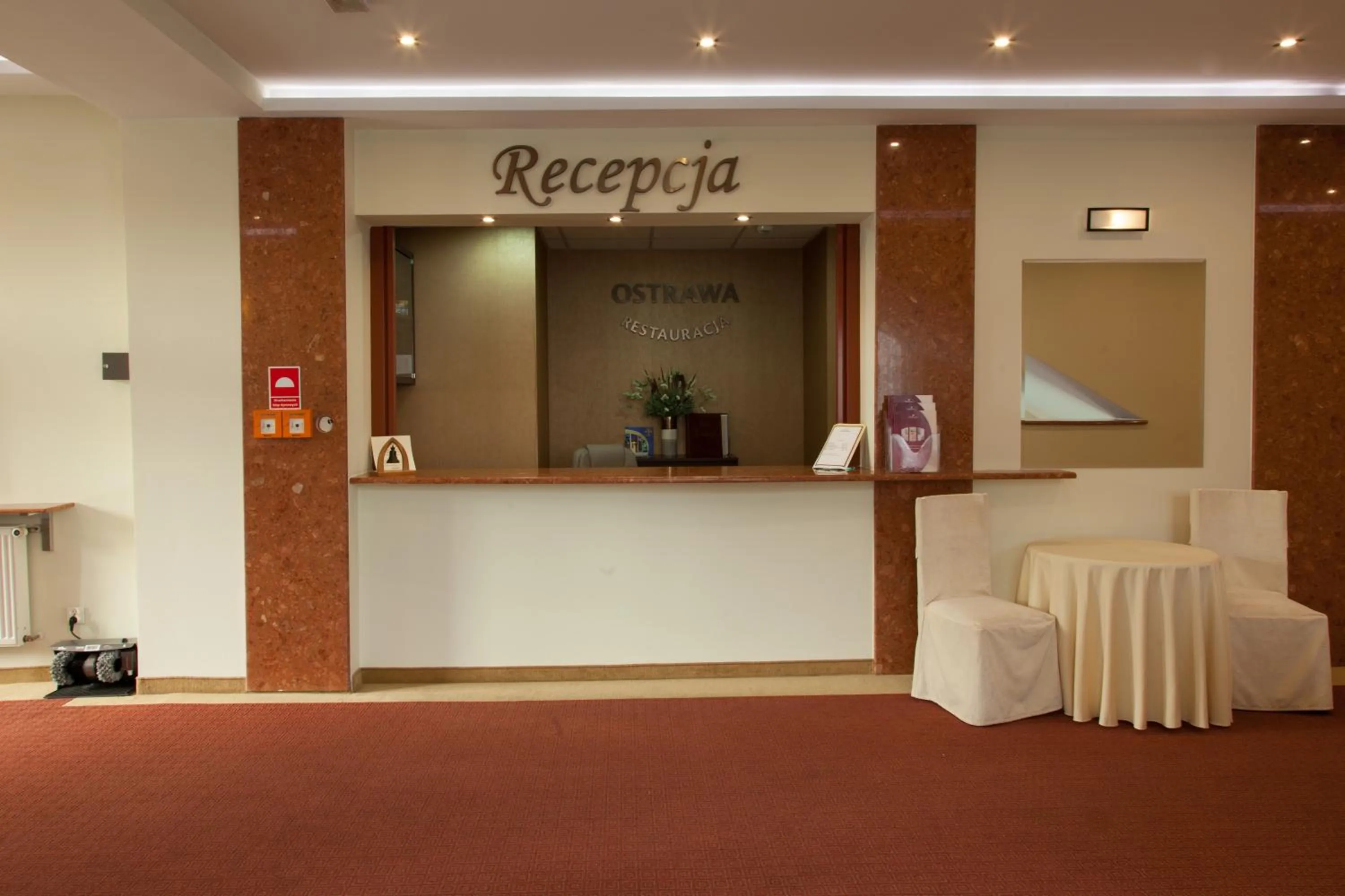Lobby or reception in Hotel Ostrawa