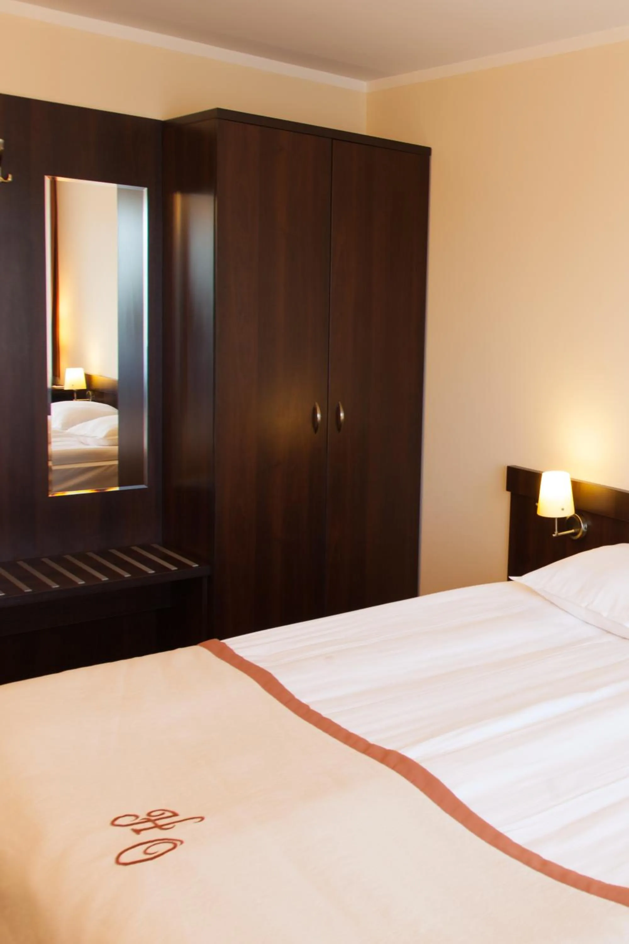 Bed in Hotel Ostrawa