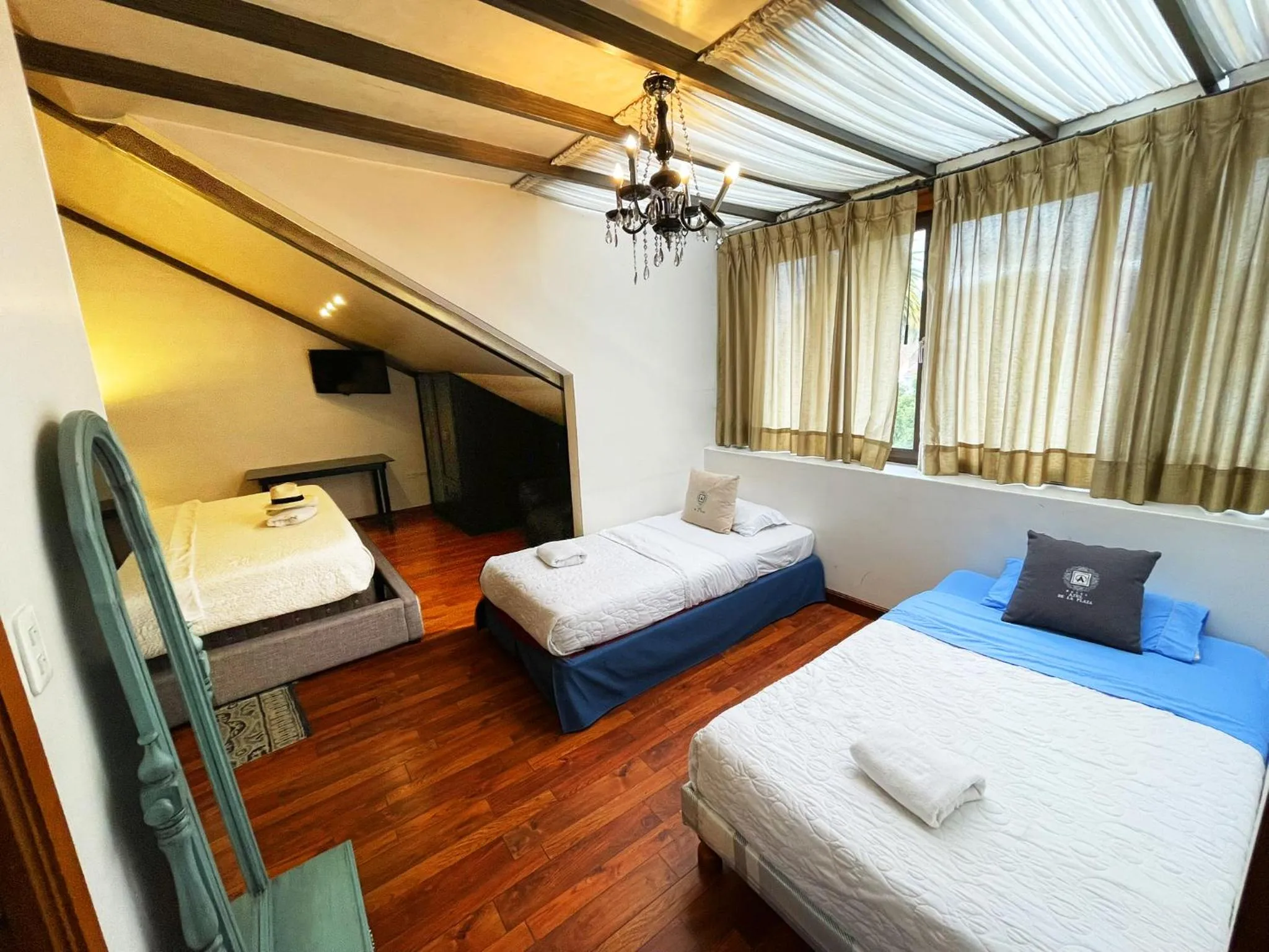 Photo of the whole room, Bed in Hotel Azul de la Plaza by Chat Noir