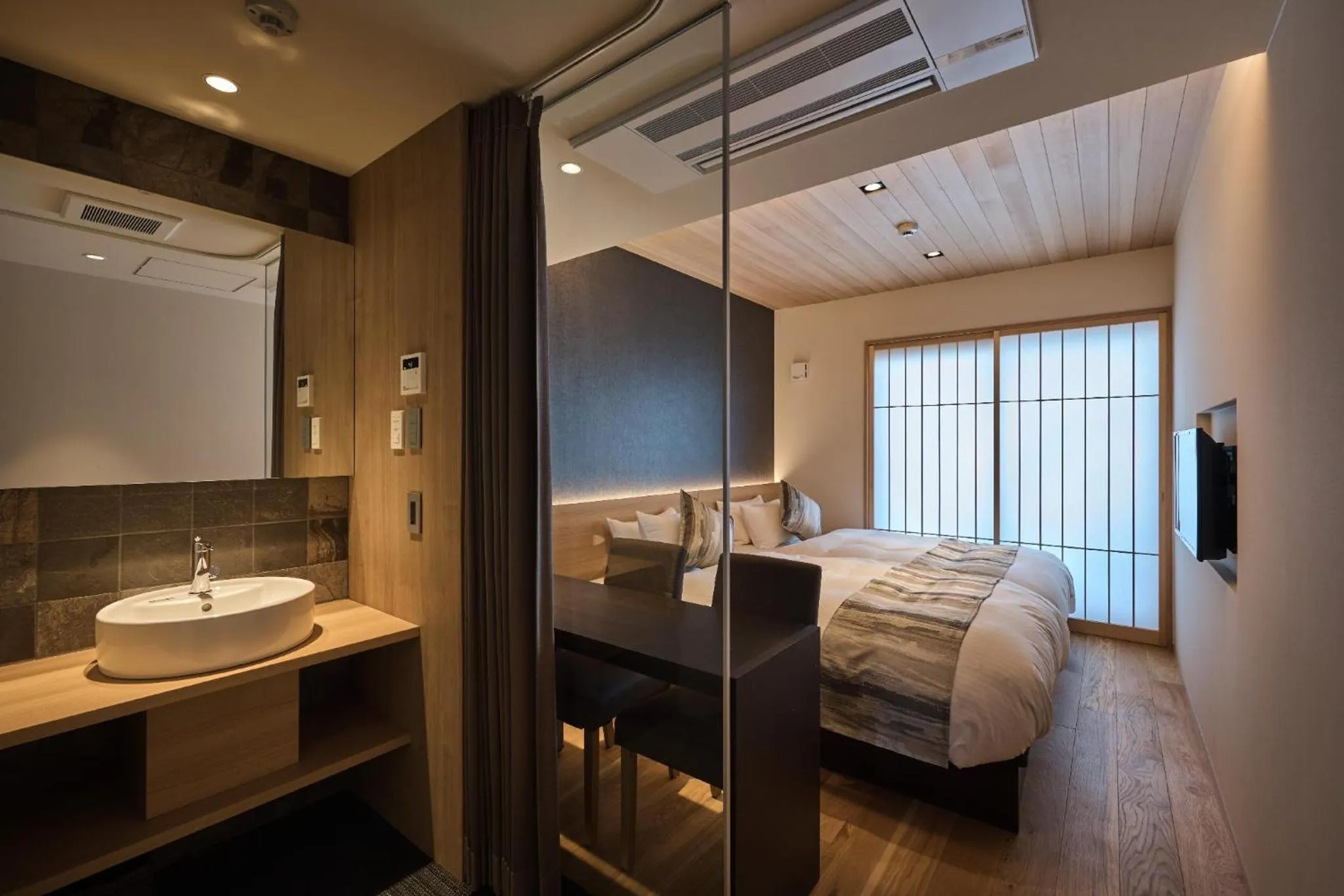 Bed in Stay SAKURA Kyoto Gion Miyagawacho