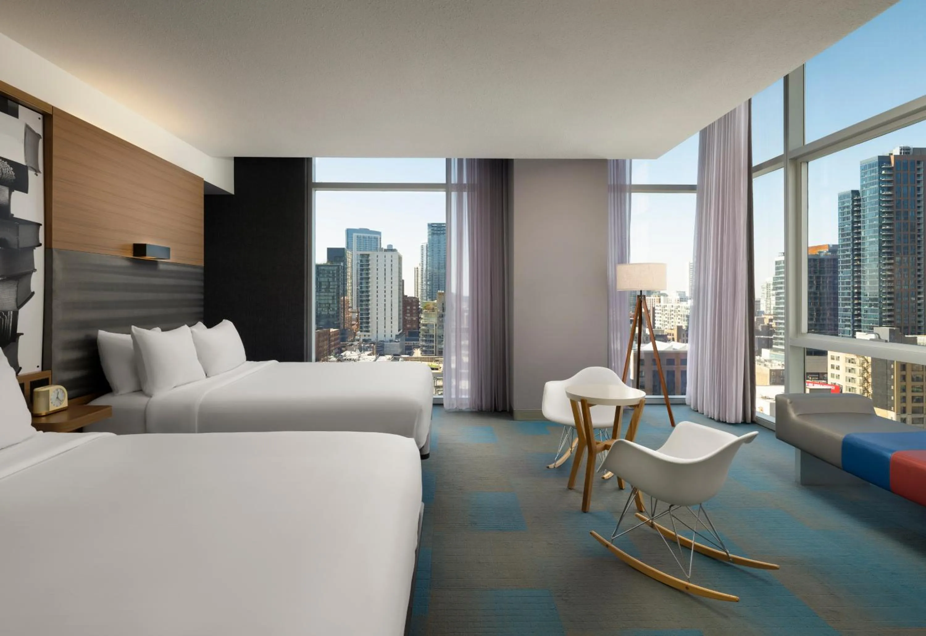 Bedroom, Bed in Aloft Chicago Downtown River North