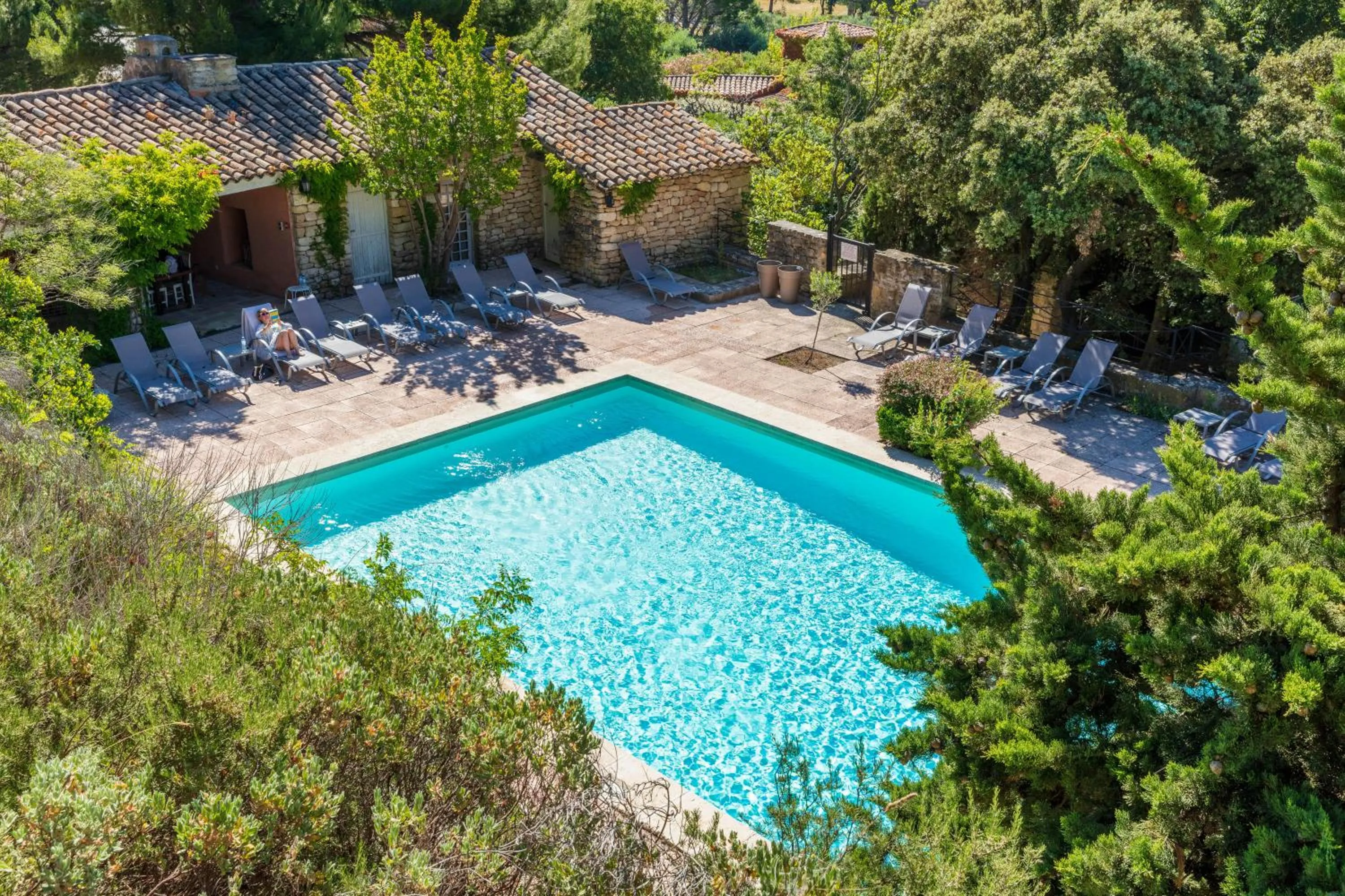 Swimming pool in Garrigae Abbaye de Sainte Croix