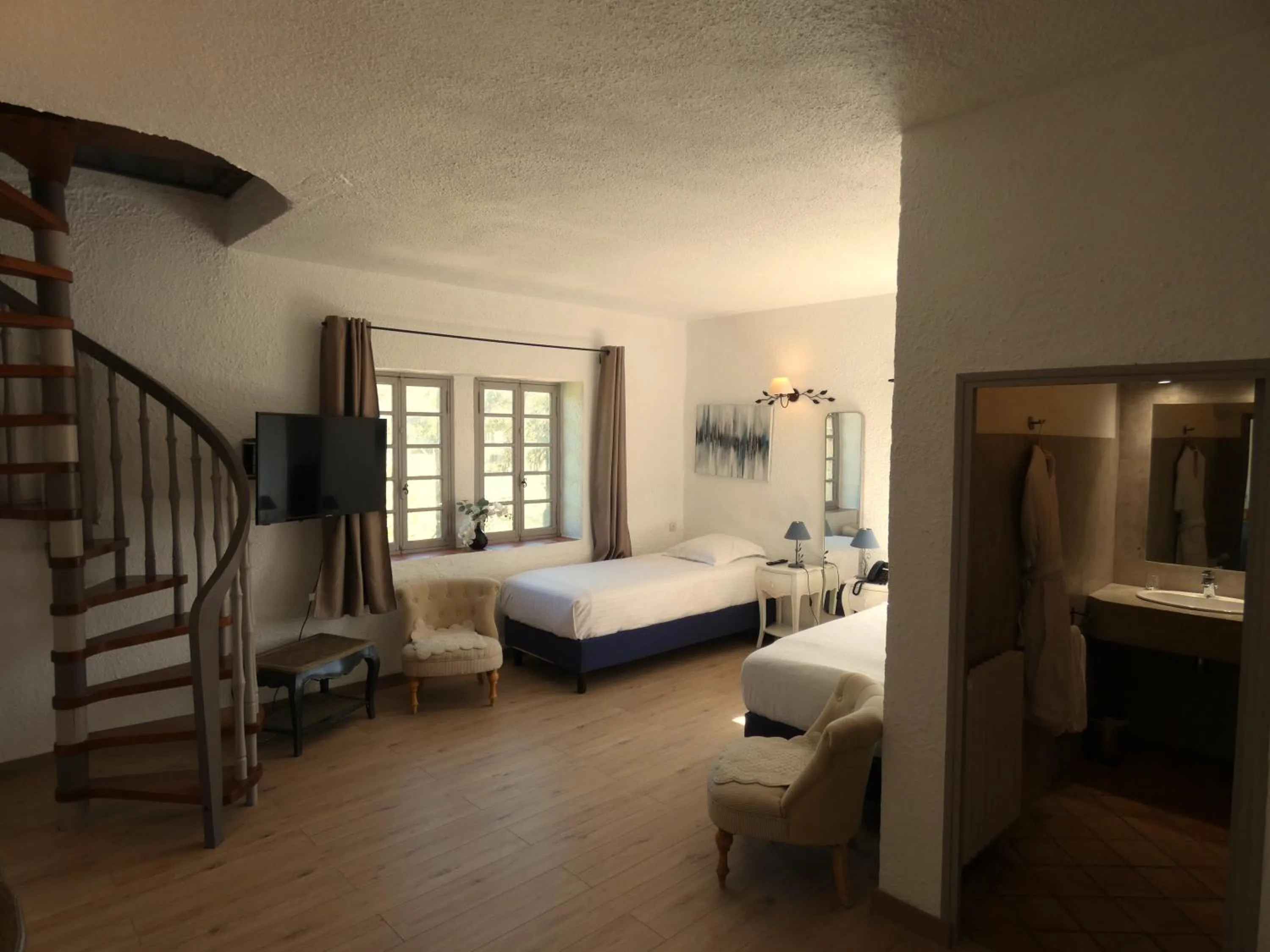 Bedroom, Bed in Garrigae Abbaye de Sainte Croix