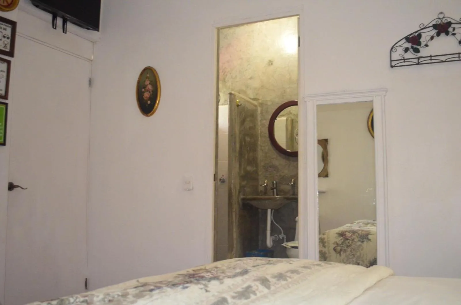 Bed in Posada Casa Antigua