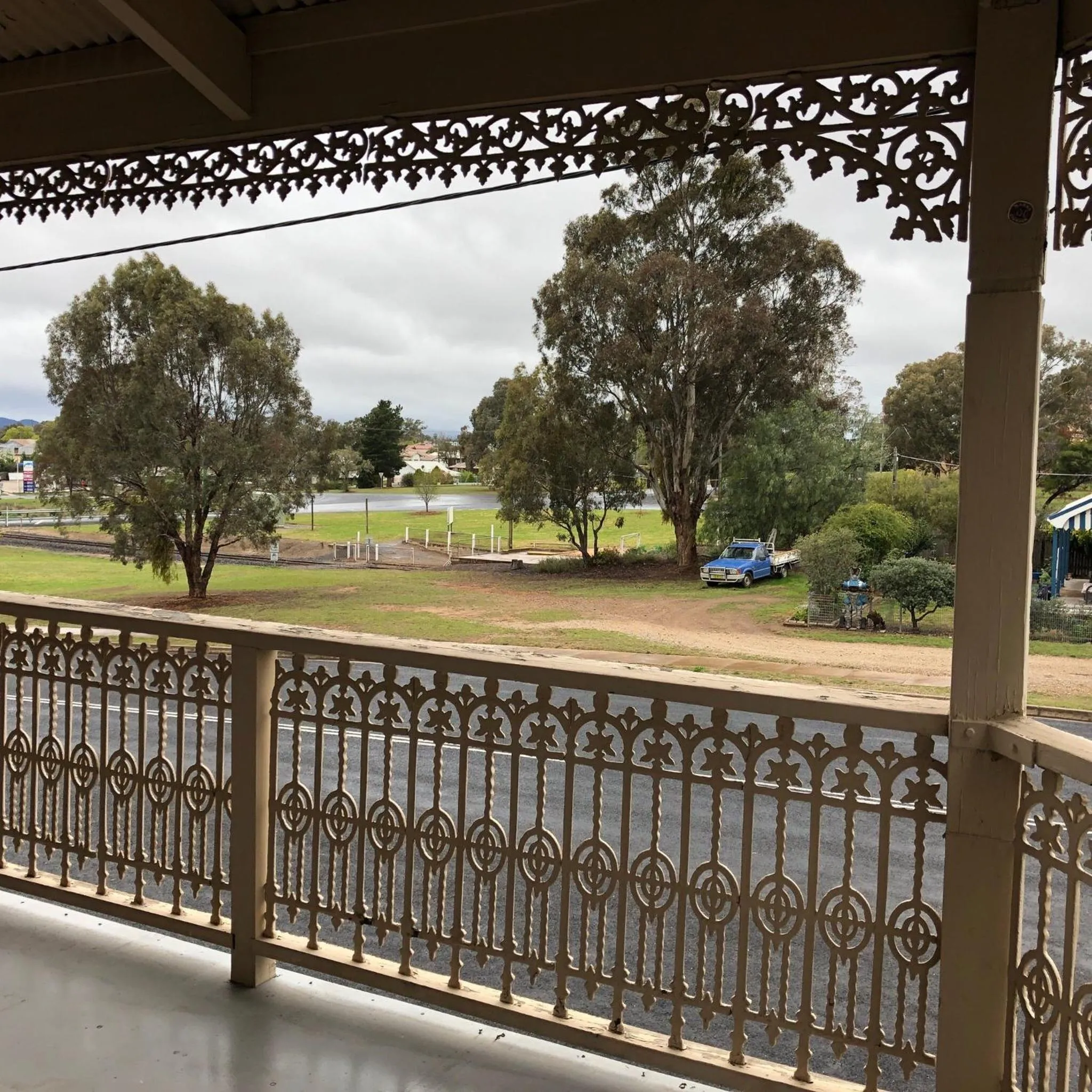 Garden view in Railway Bistro - Kandos