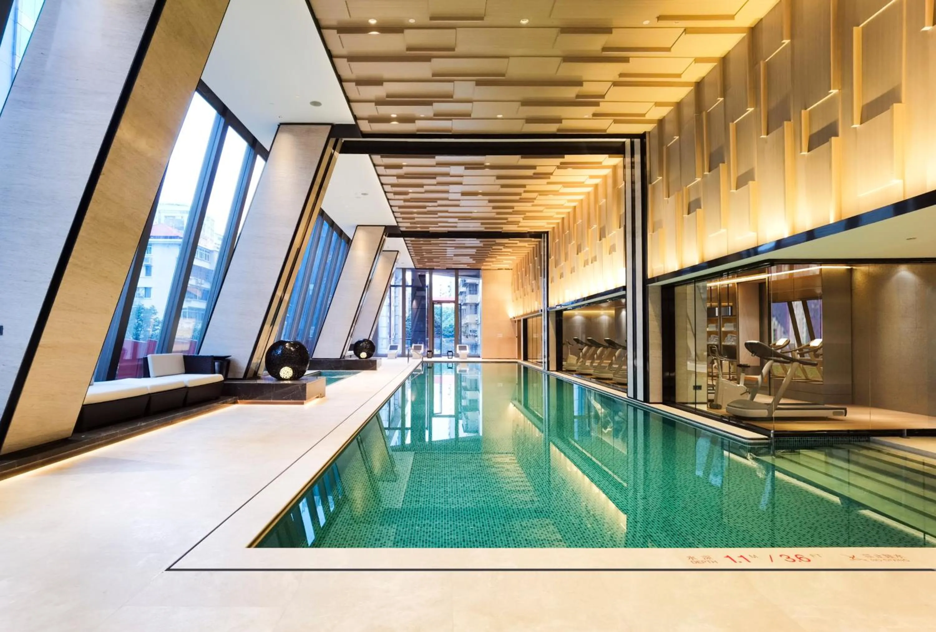 Swimming pool in Kempinski Residences Guangzhou