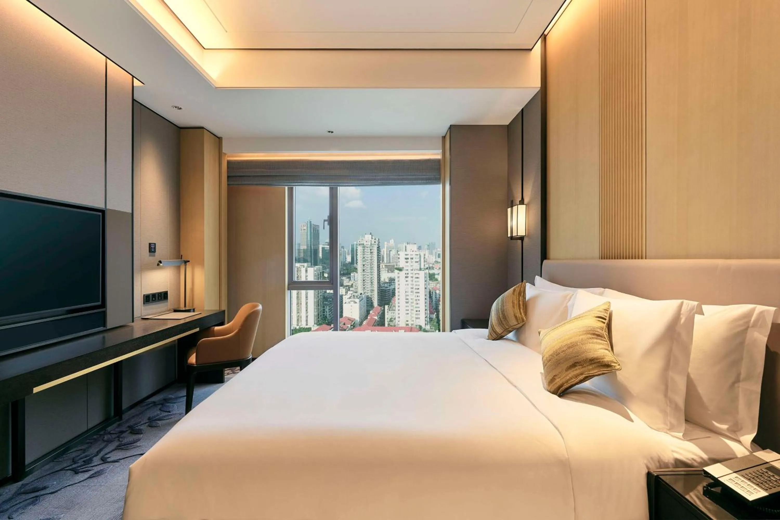 Bedroom, Bed in Kempinski Residences Guangzhou