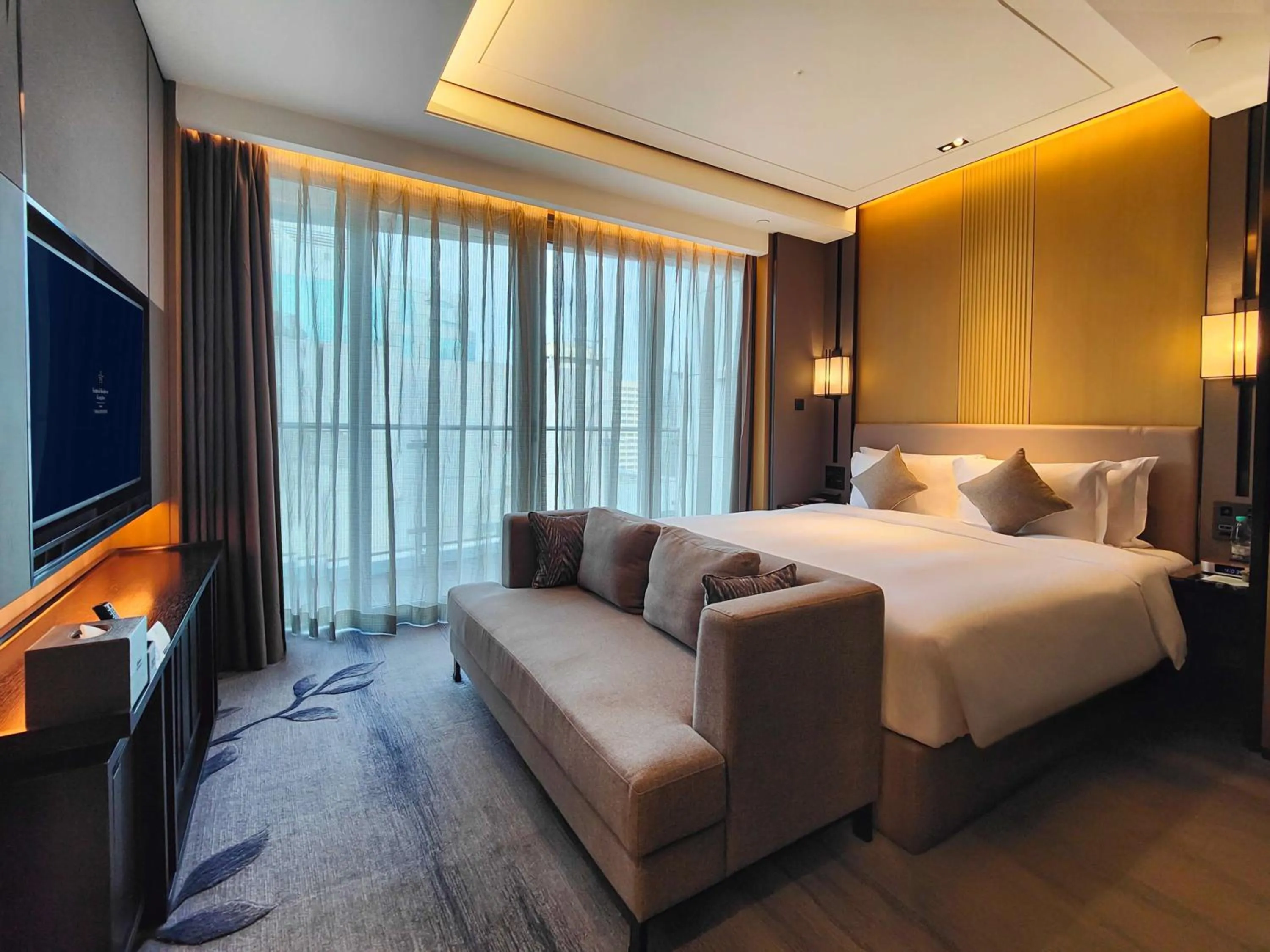 Bedroom, Bed in Kempinski Residences Guangzhou