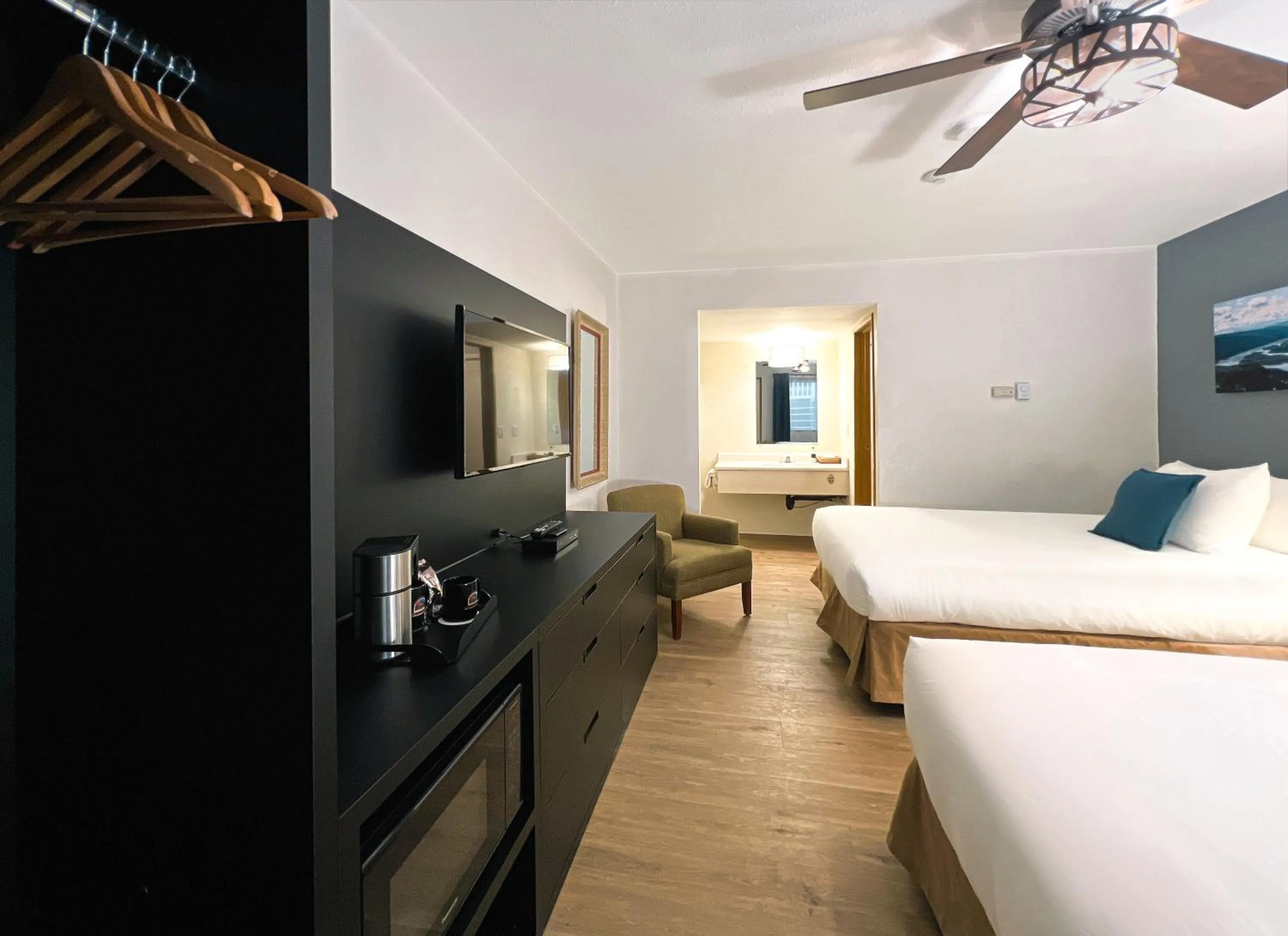 Bed in The Downtown, a Coast Hotel