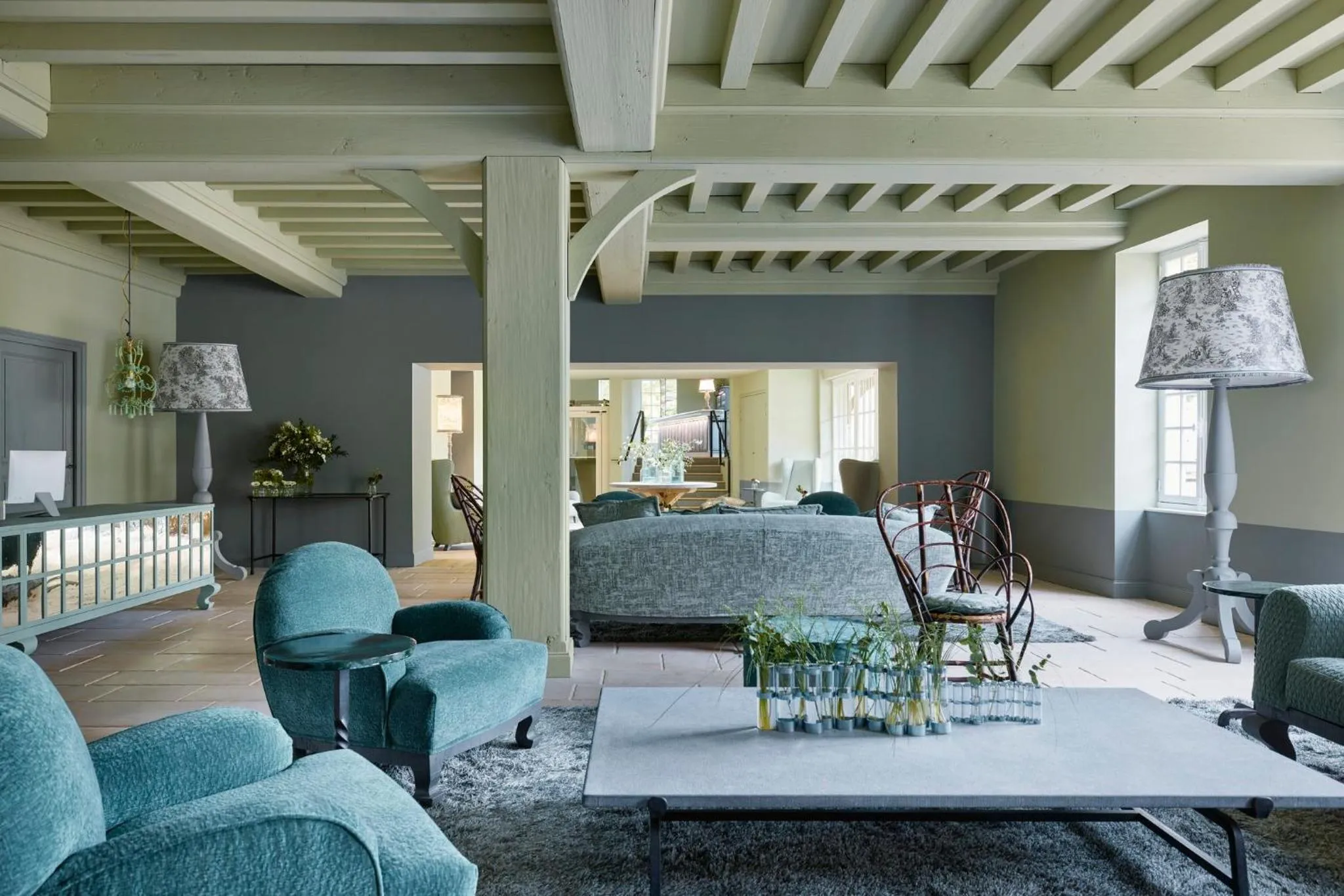 Lobby or reception in COMO Le Montrachet