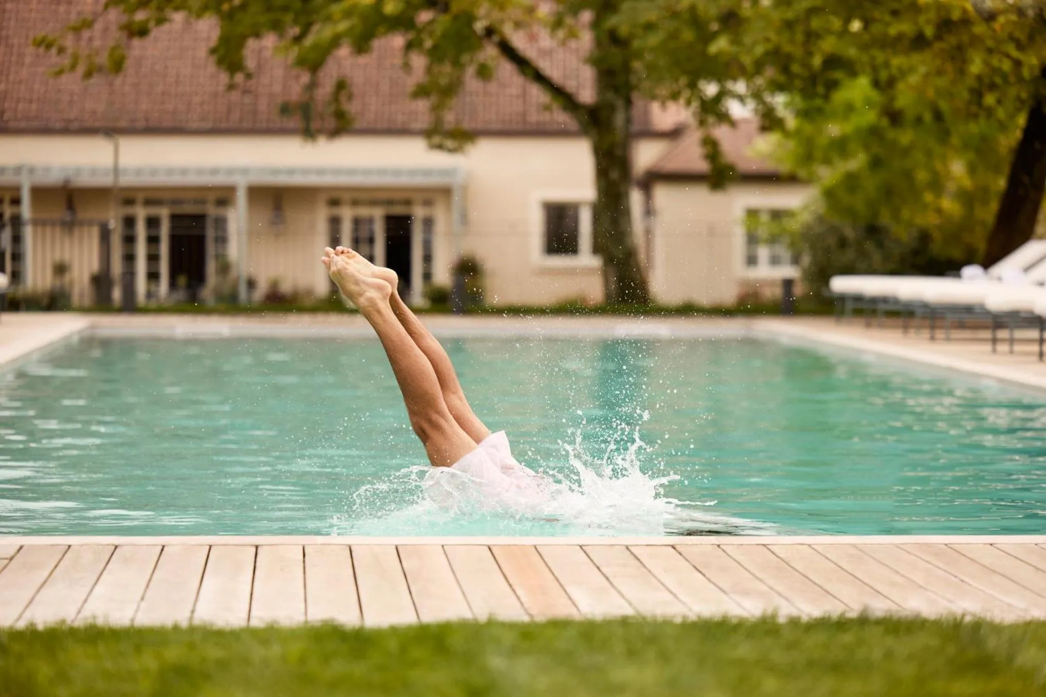 Swimming pool in COMO Le Montrachet