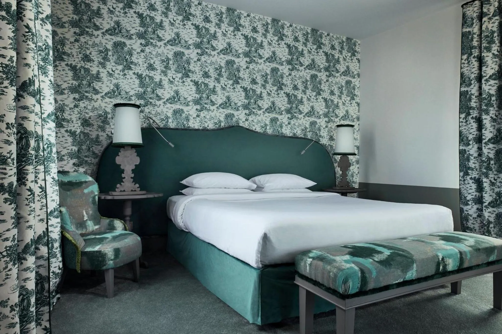 Bedroom, Bed in COMO Le Montrachet