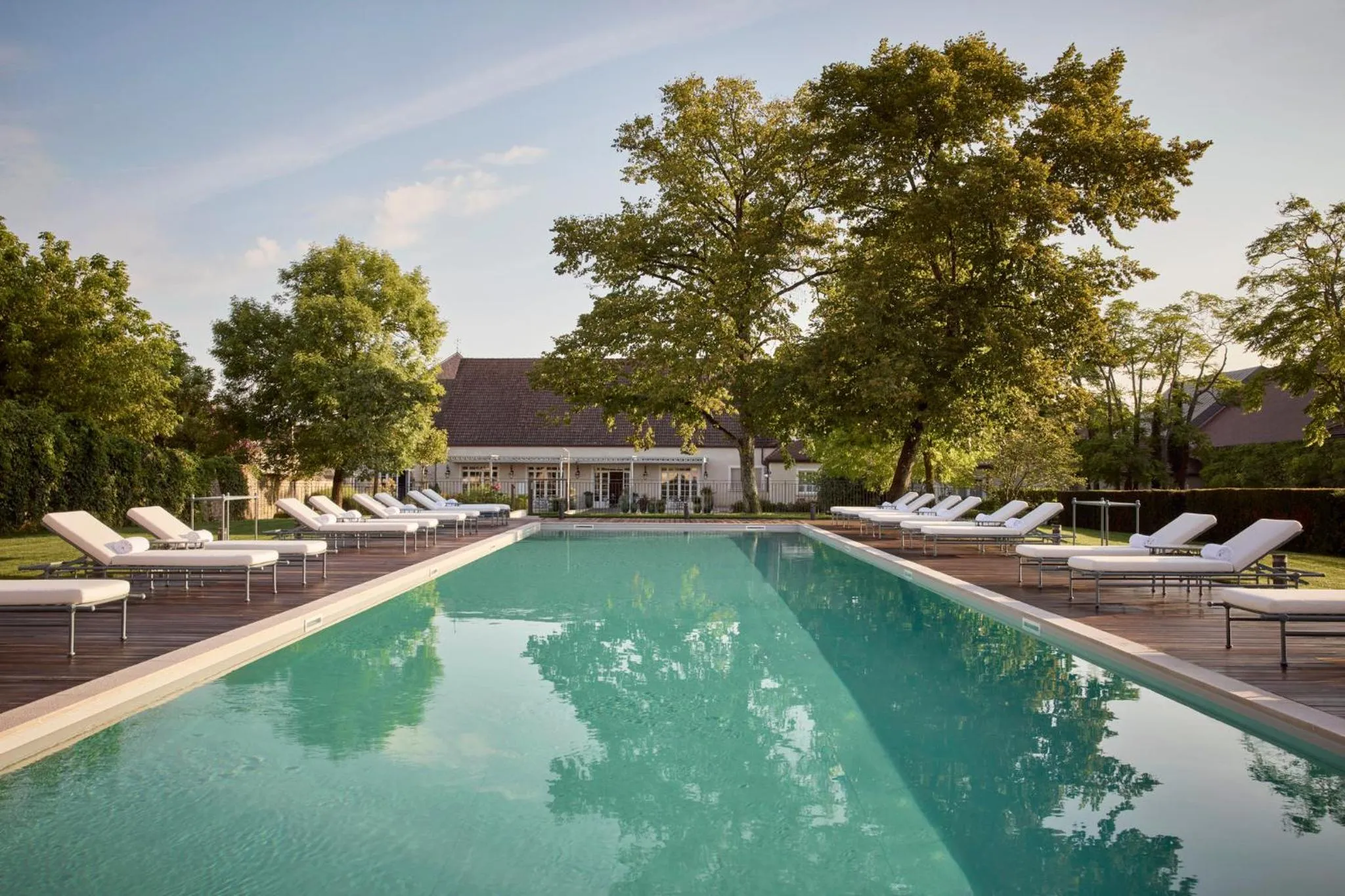 Swimming pool in COMO Le Montrachet