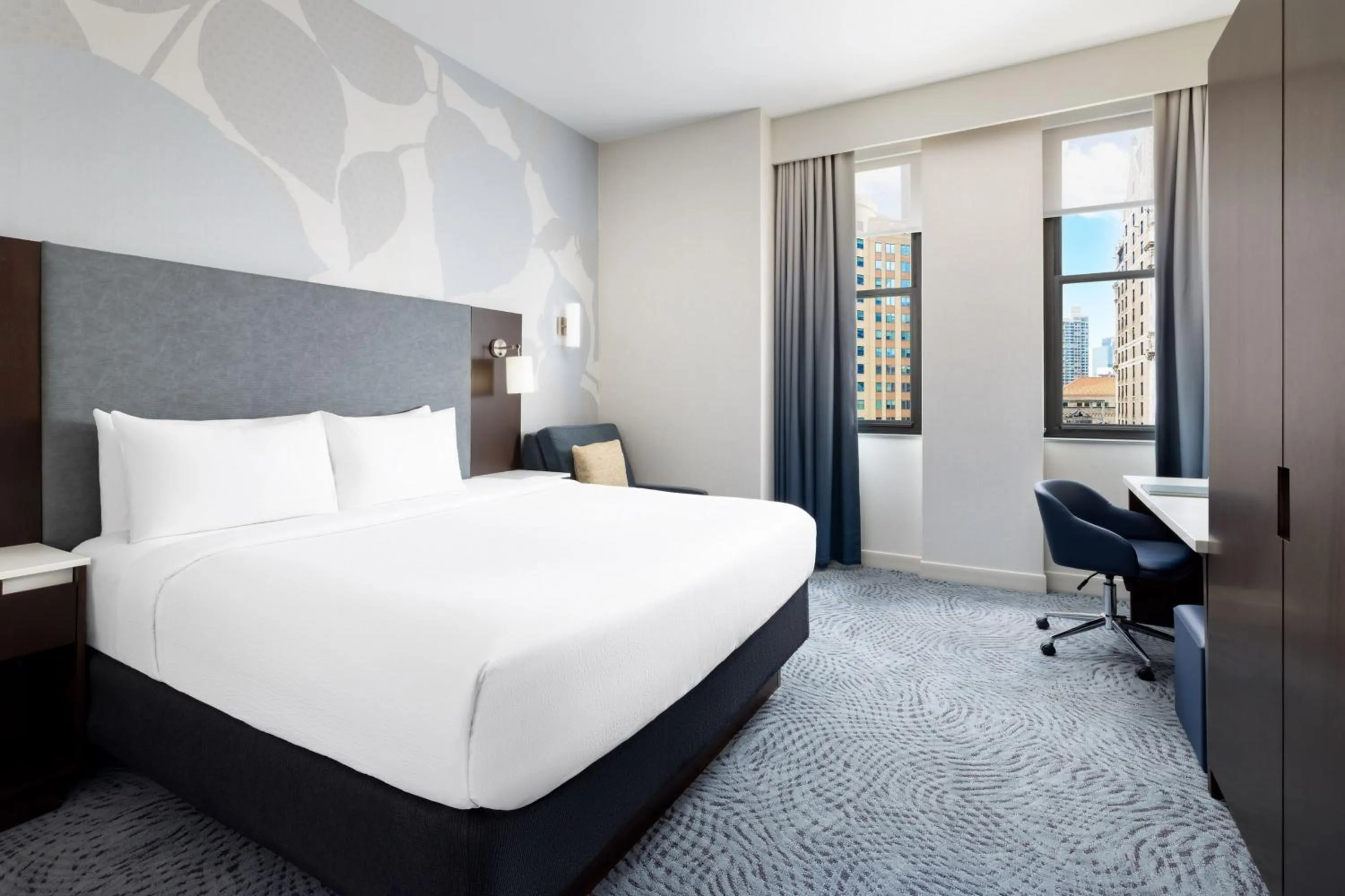 Bedroom, Bed in Residence Inn by Marriott New York Downtown Manhattan/World Trade Center Area