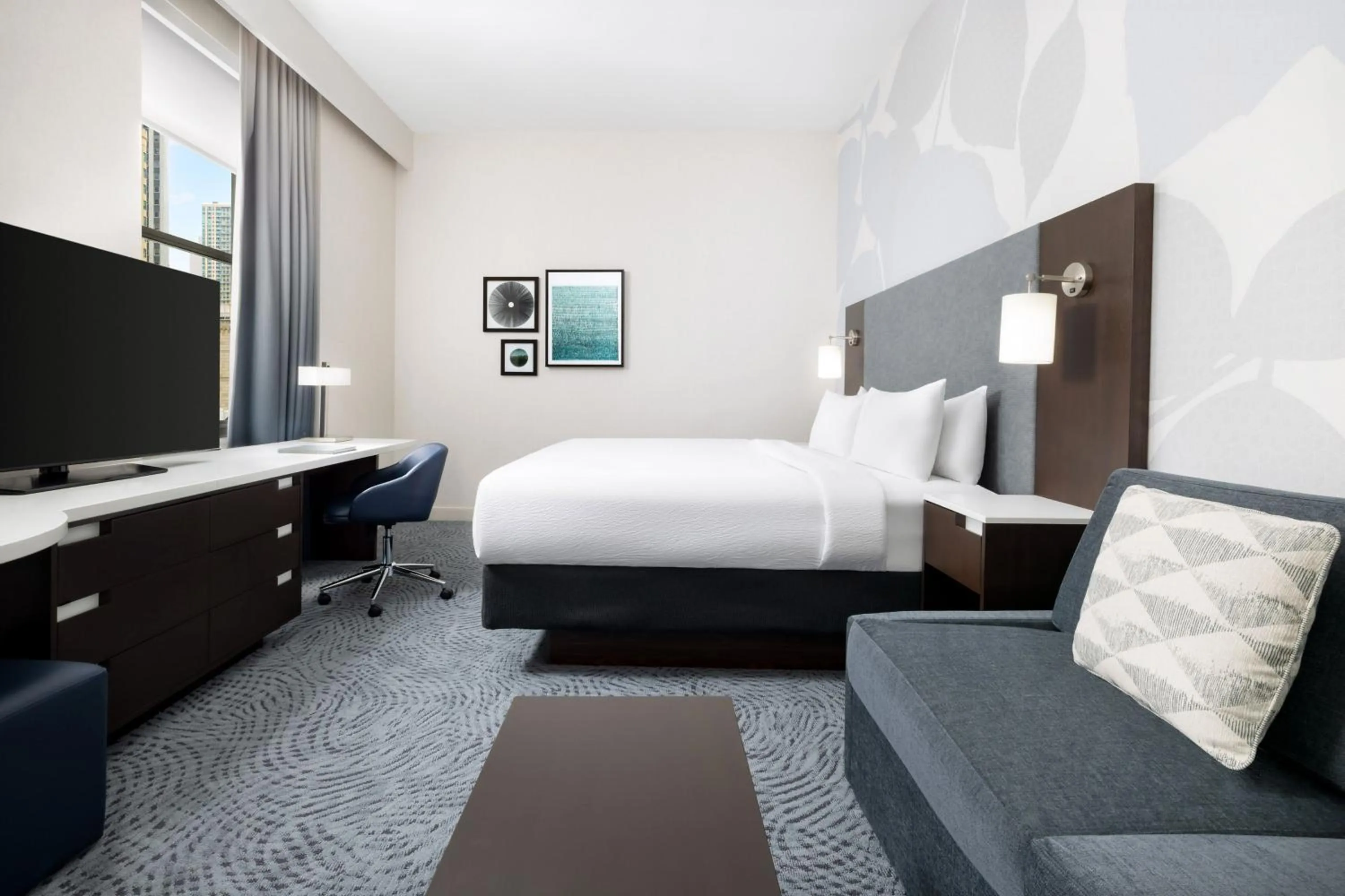 Bedroom, Bed in Residence Inn by Marriott New York Downtown Manhattan/World Trade Center Area