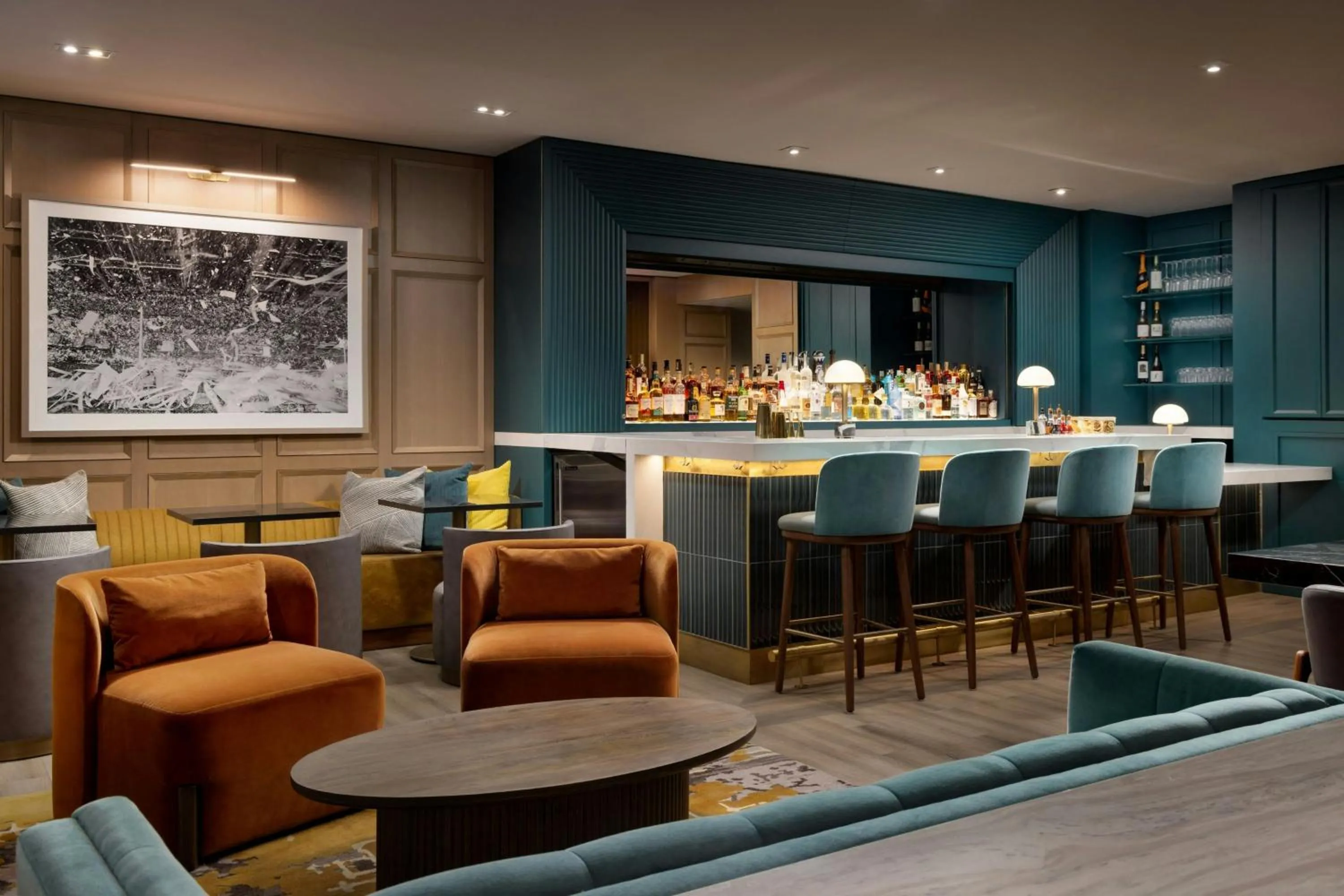 Lounge or bar in Residence Inn by Marriott New York Downtown Manhattan/World Trade Center Area