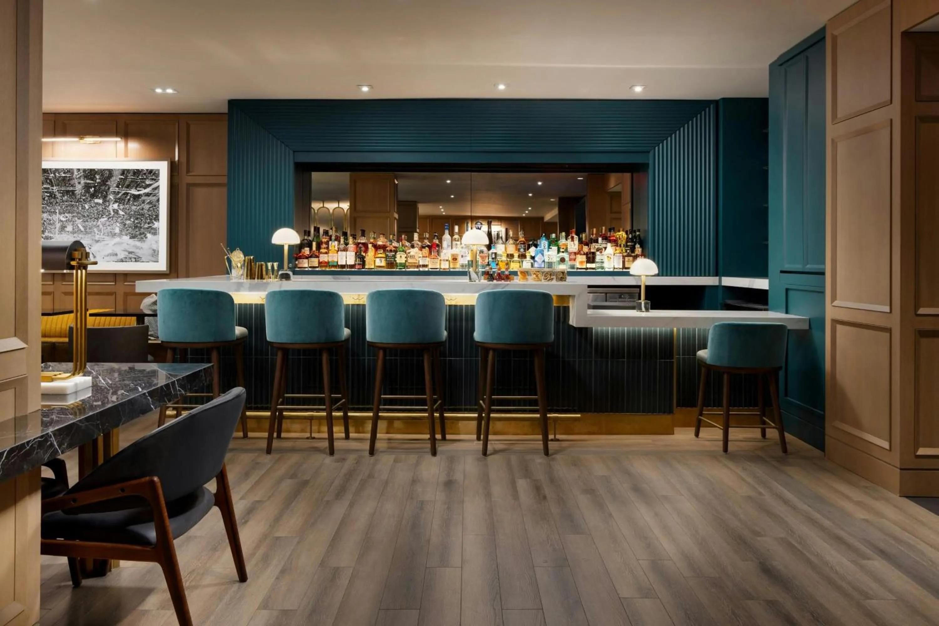 Lounge or bar in Residence Inn by Marriott New York Downtown Manhattan/World Trade Center Area