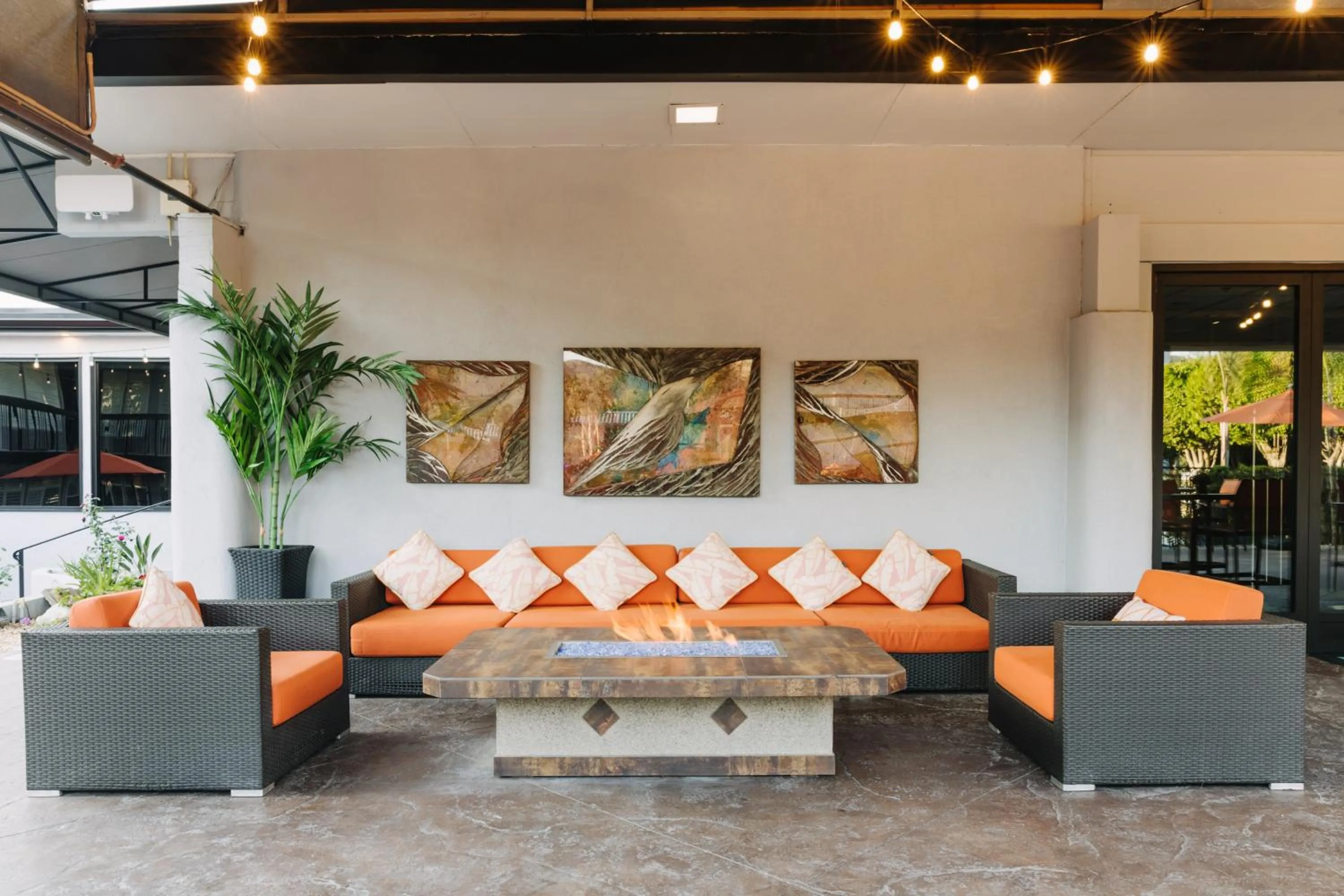 Patio in Palm Garden Hotel