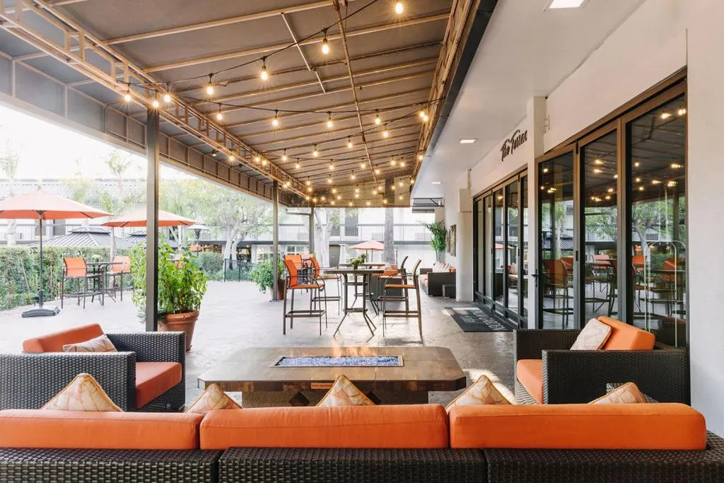 Patio in Palm Garden Hotel