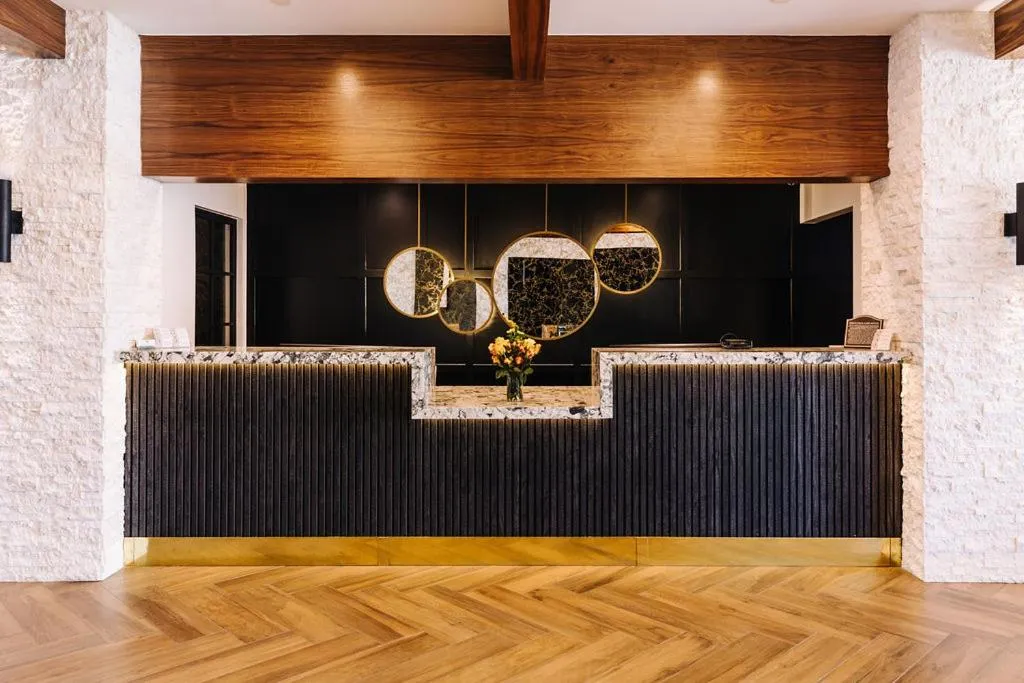 Lobby or reception in Palm Garden Hotel