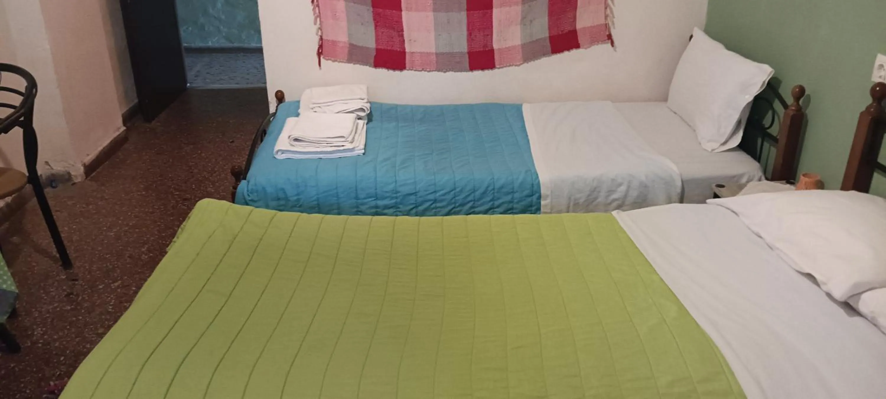 Bedroom, Bed in Hotel zakros rooms-restaurant